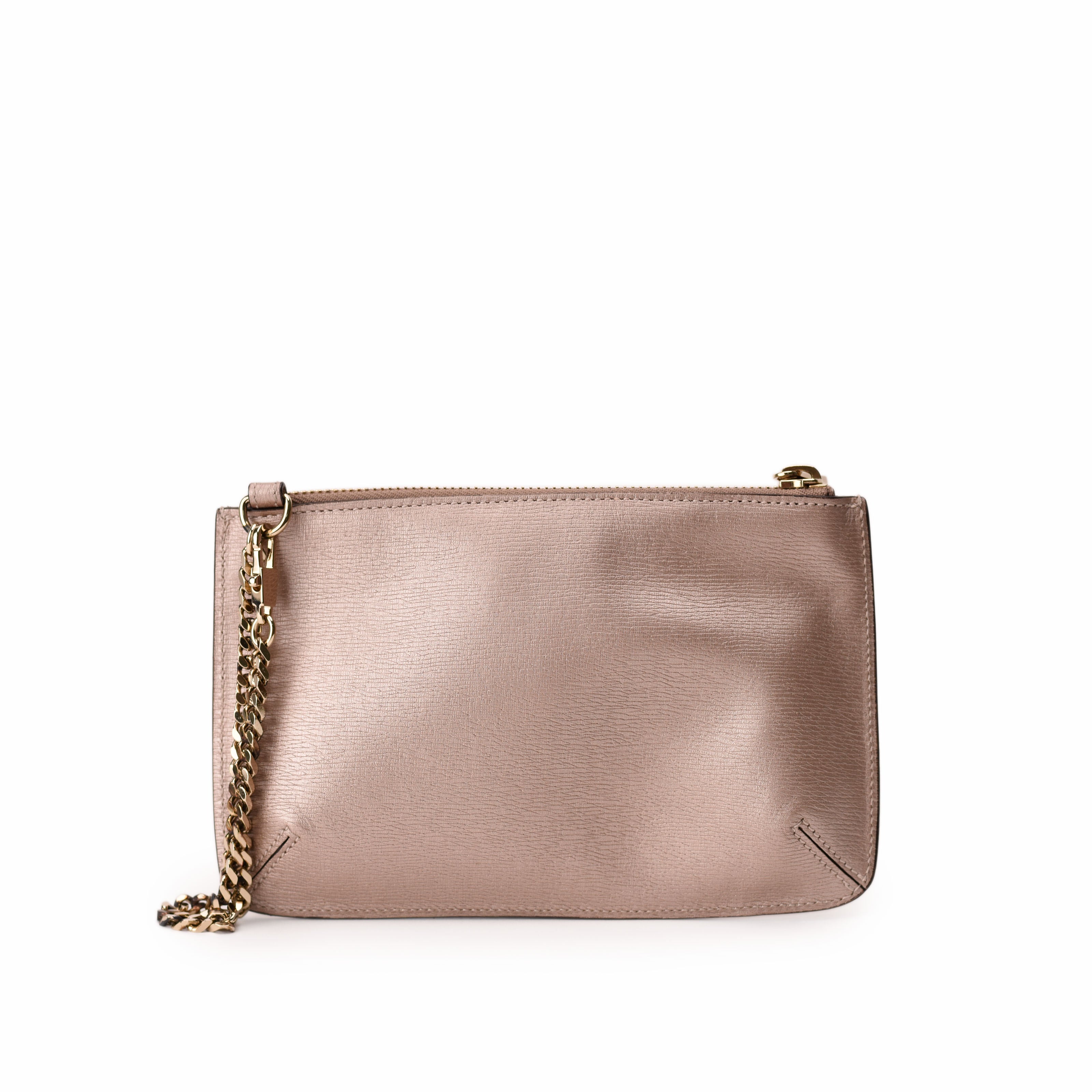 Gucci Shiny Chain Clutch