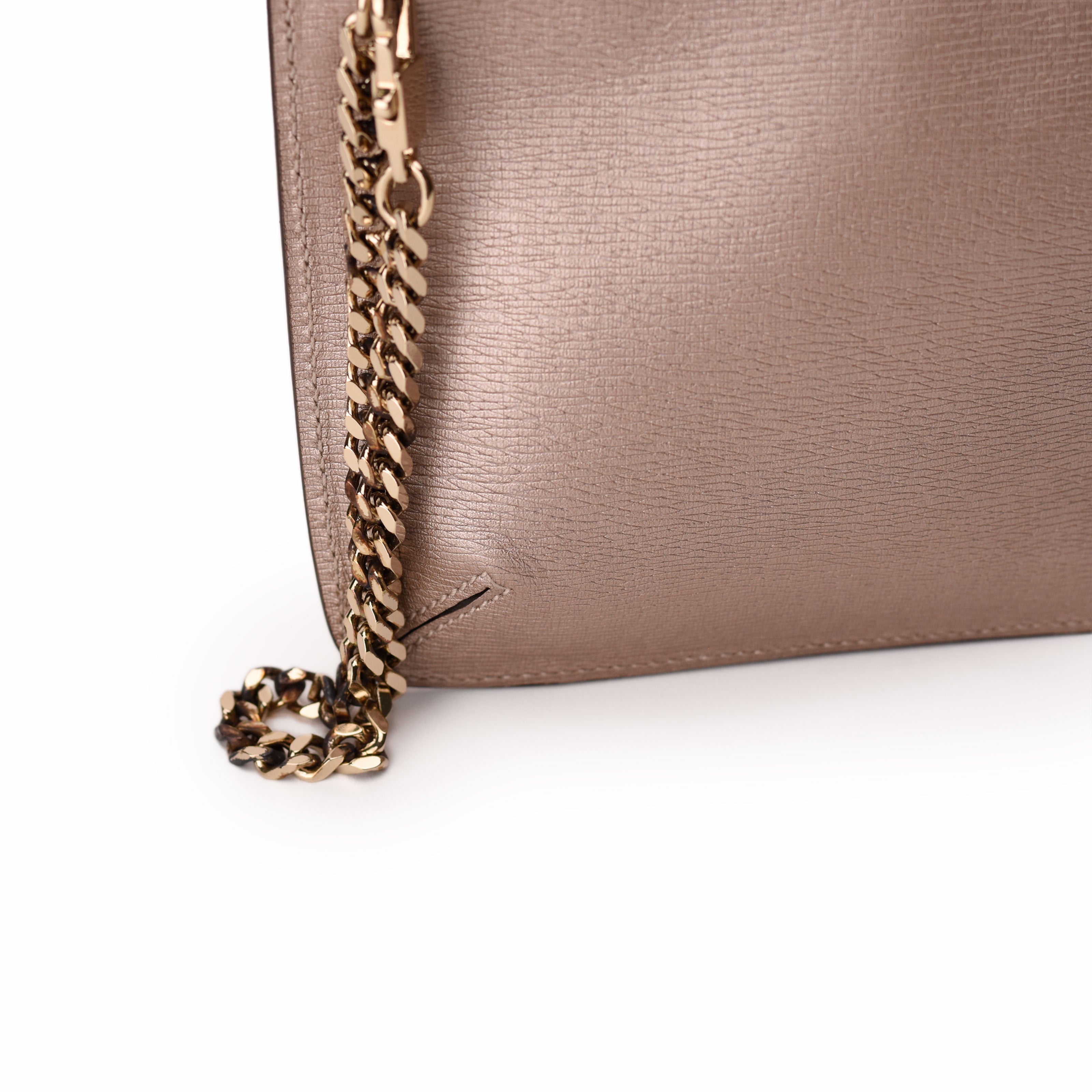 Gucci Shiny Chain Clutch