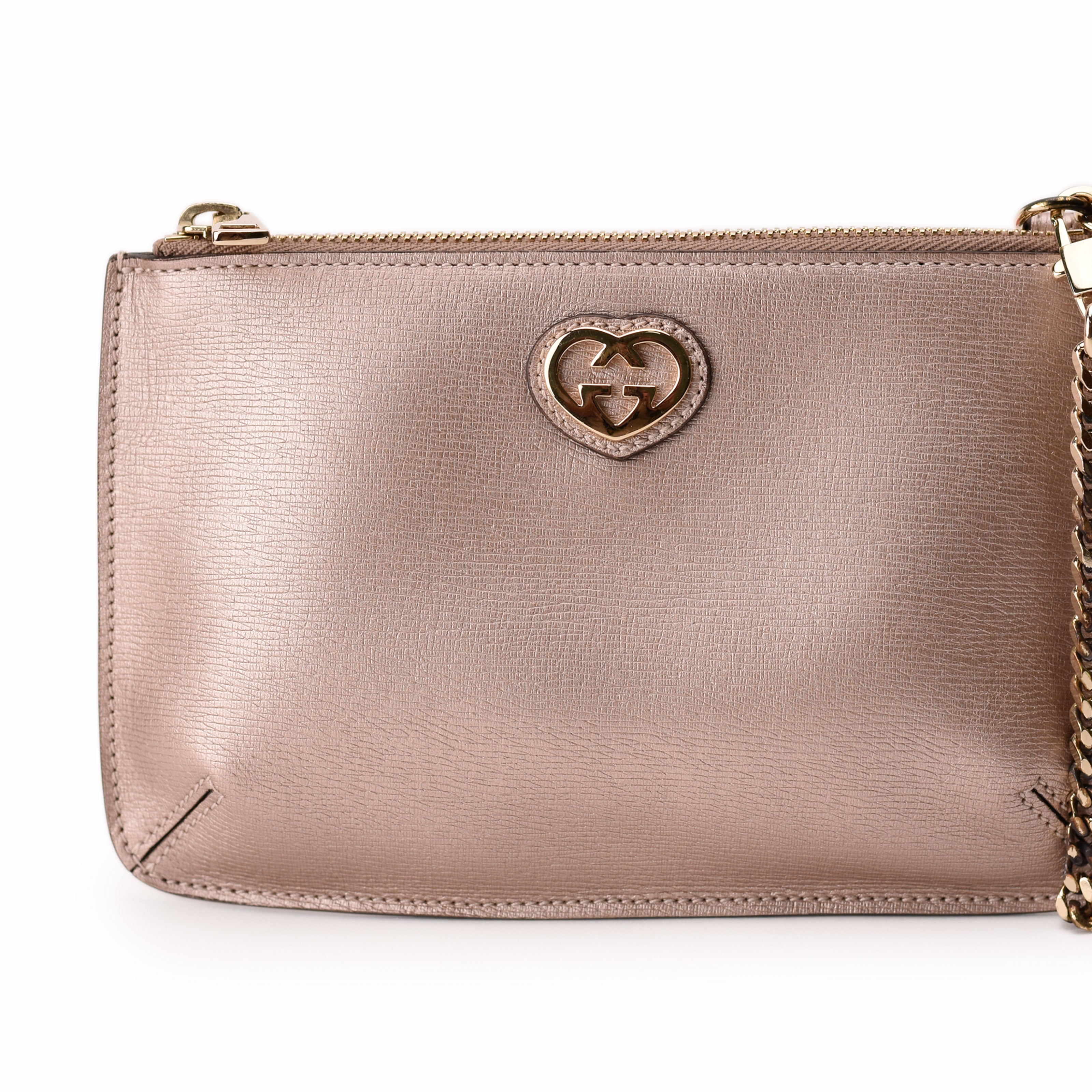 Gucci Shiny Chain Clutch