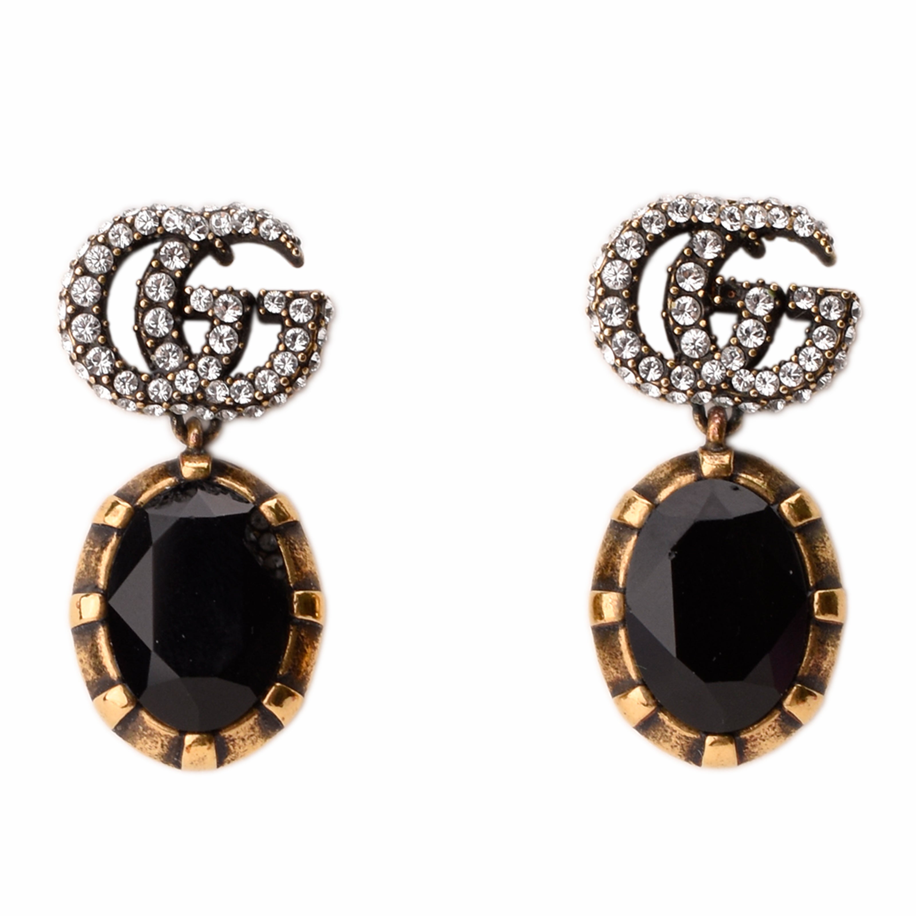 Gucci GG Marmont crystal earrings