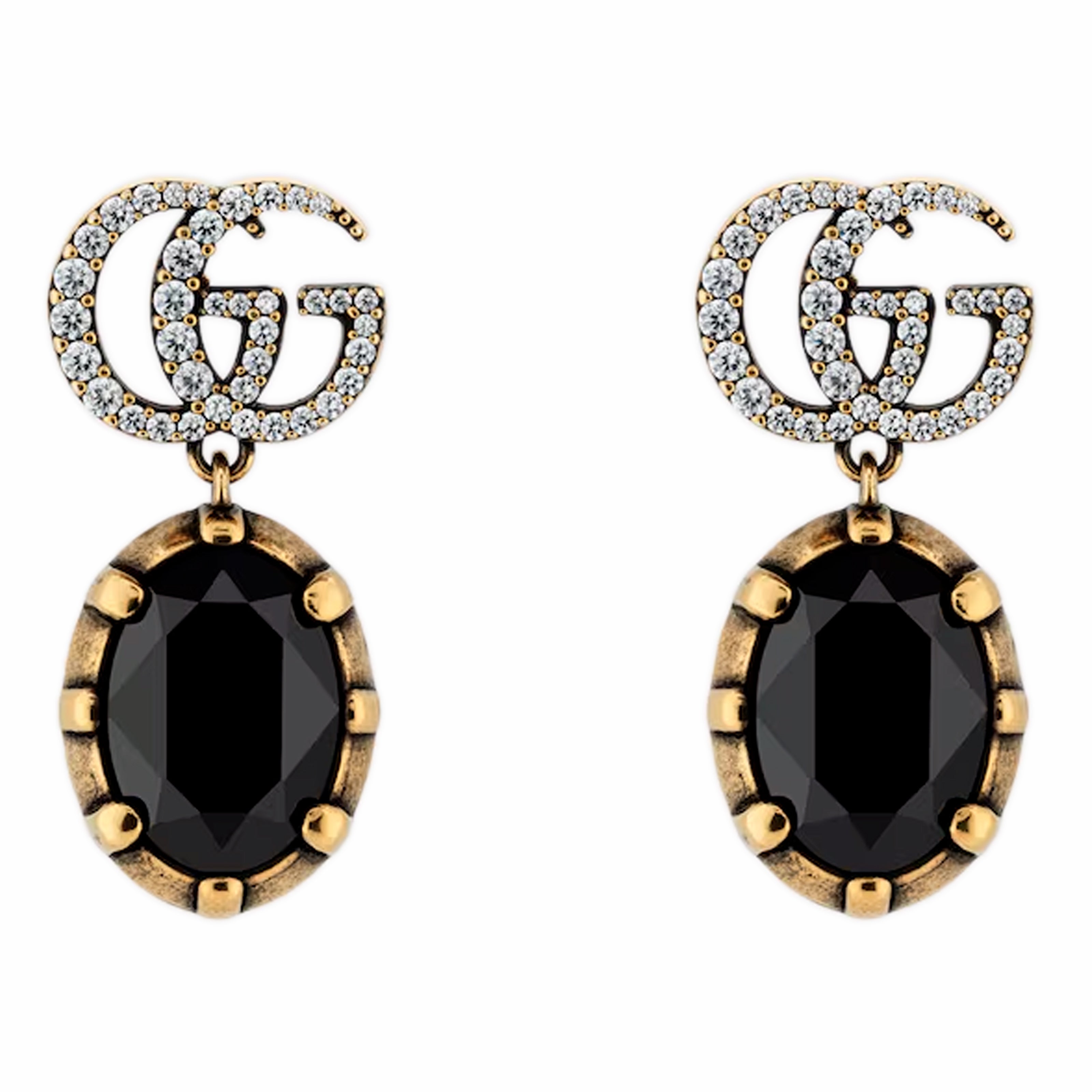 Gucci GG Marmont crystal earrings