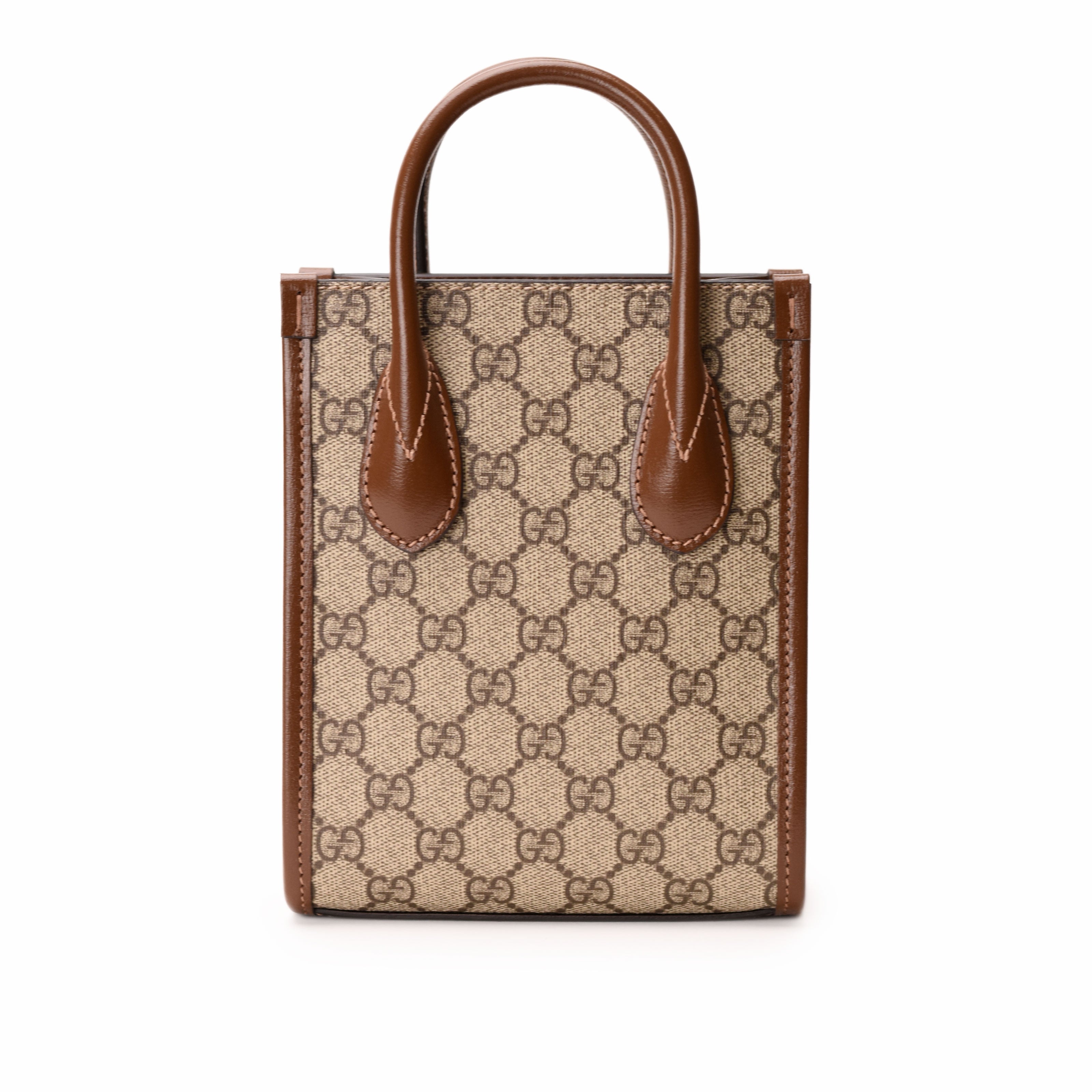 Gucci Interlocking G Mini Tote Bag in GG Supreme Canvas