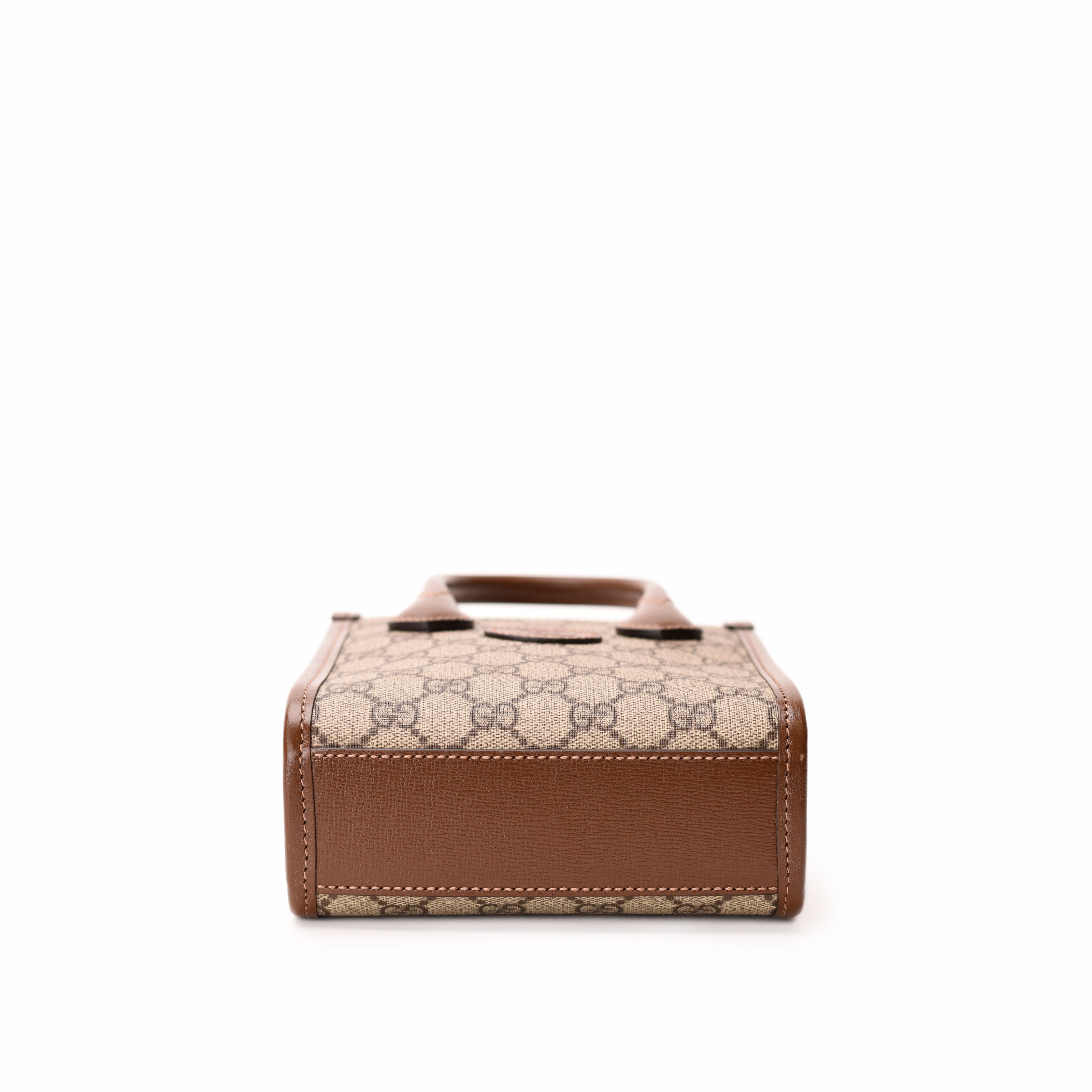 Gucci Interlocking G Mini Tote Bag in GG Supreme Canvas