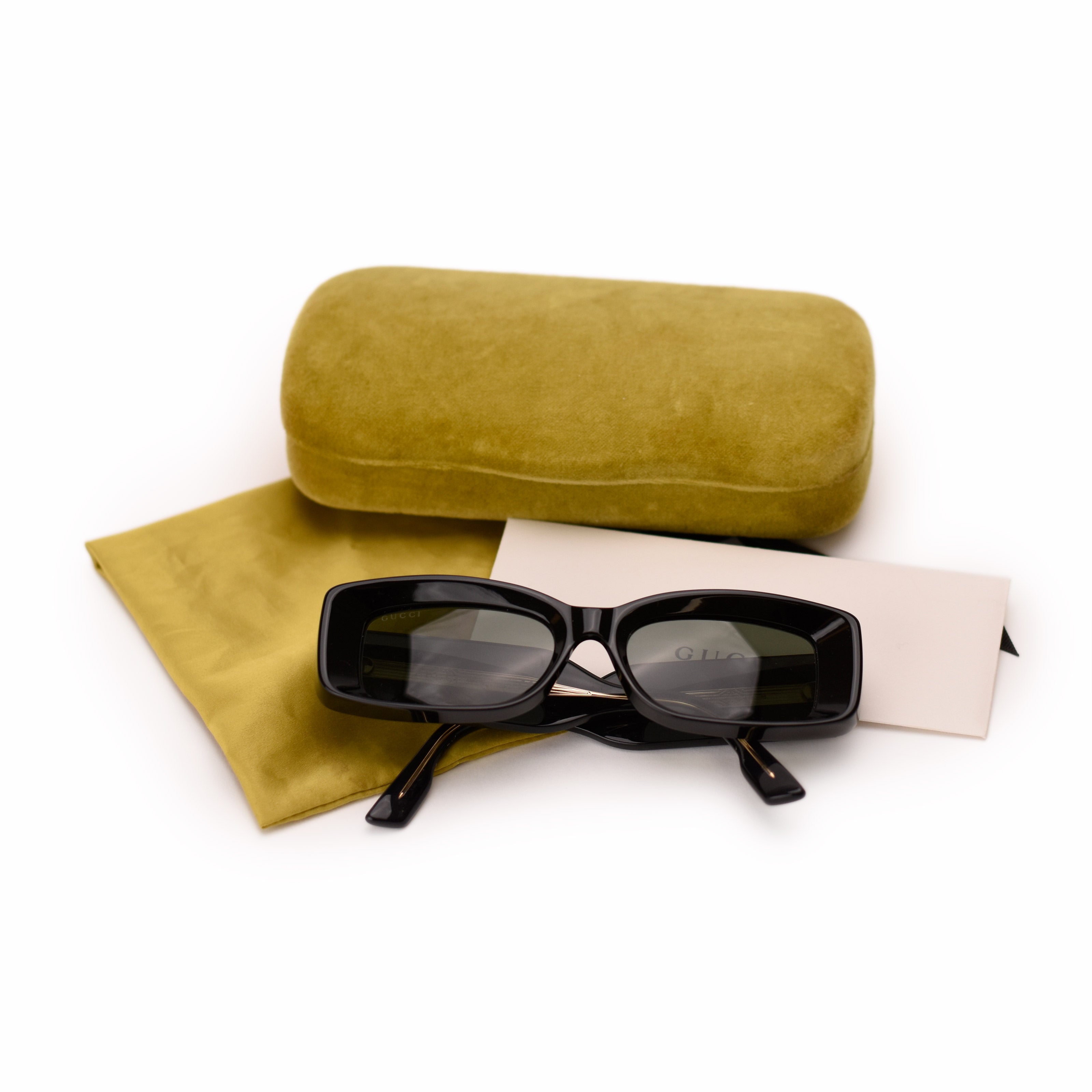 Gucci Sunglasses Rectangle Black