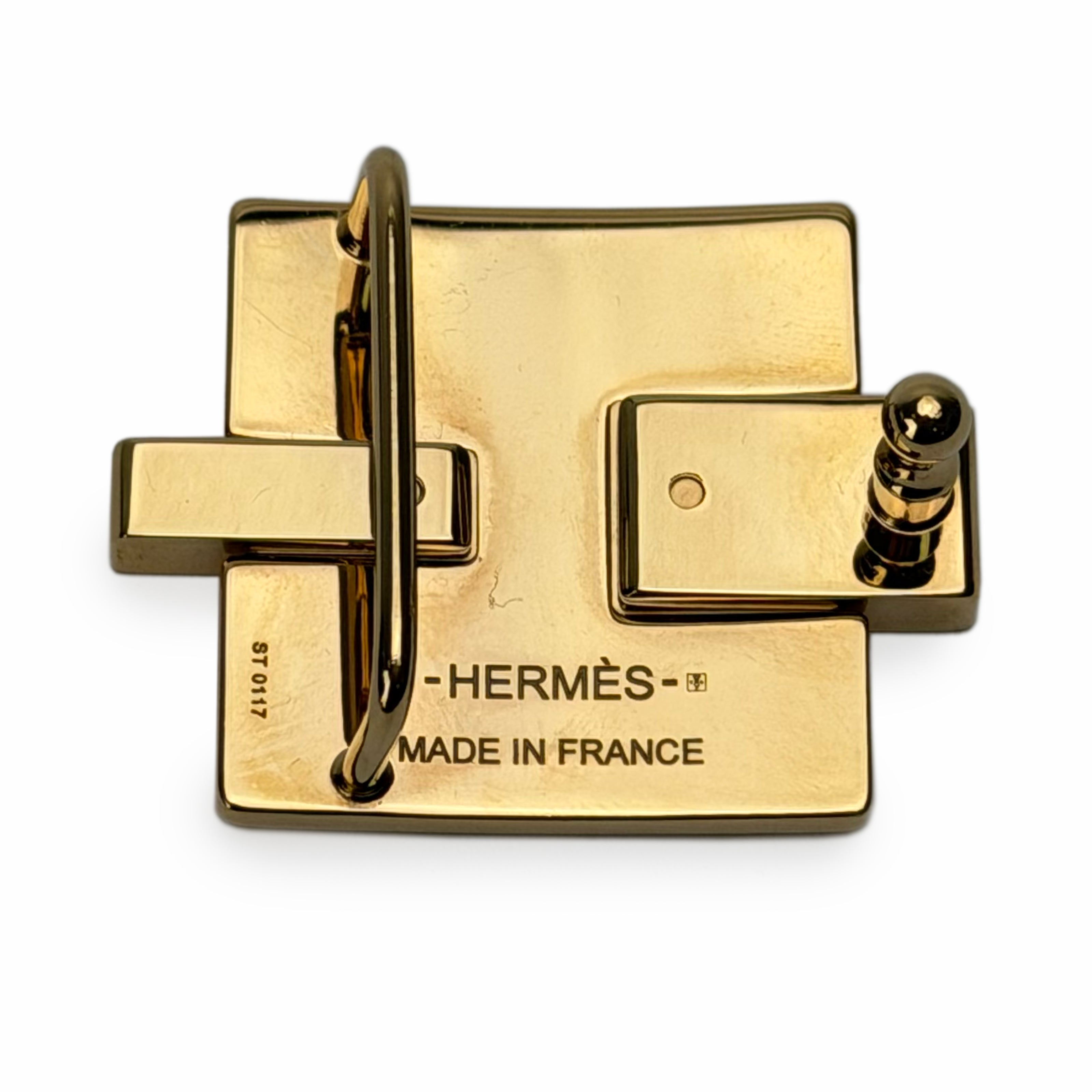 Hermès Gold H Buckle