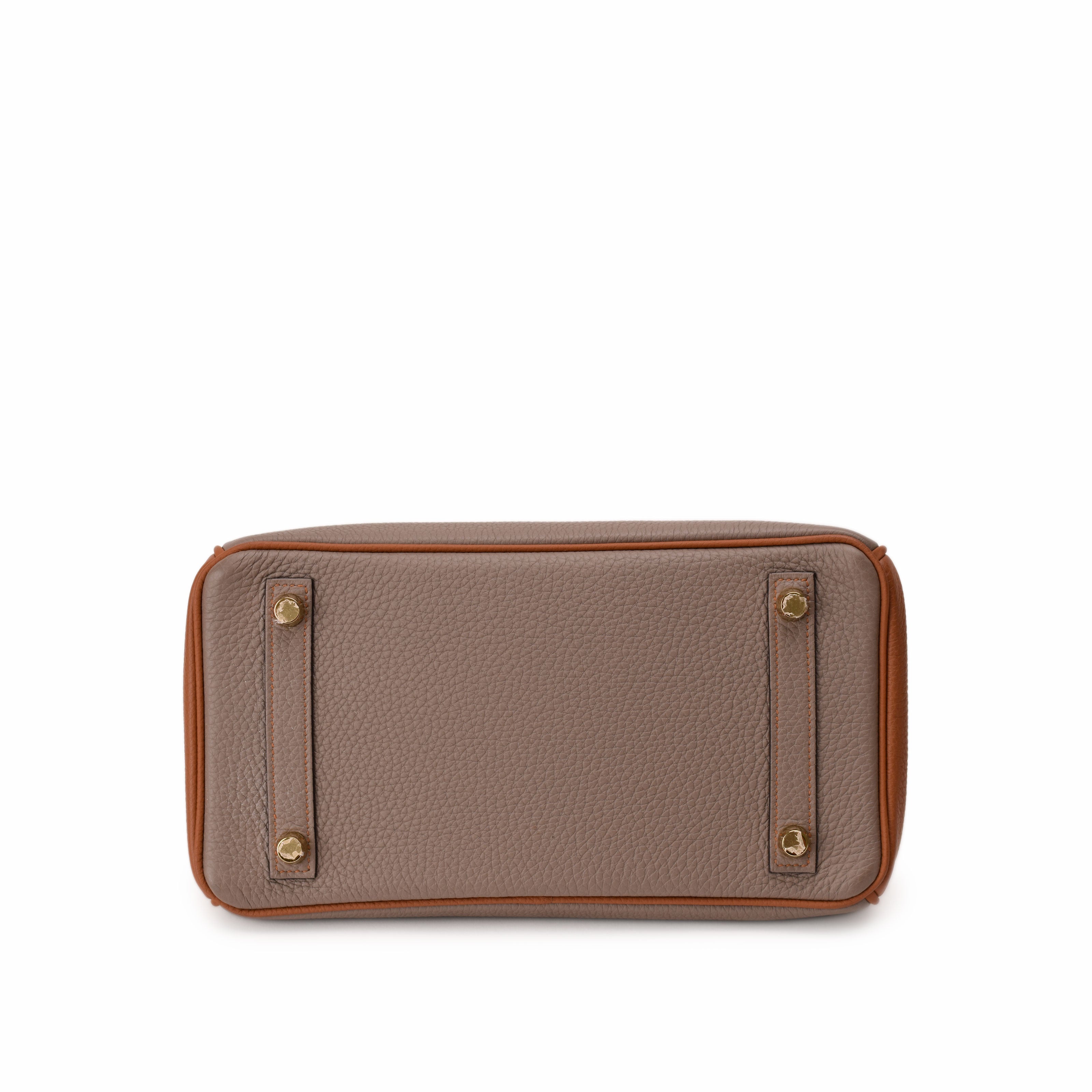Hermès Birkin 25 Gris Mouette/Gold Togo PBHW