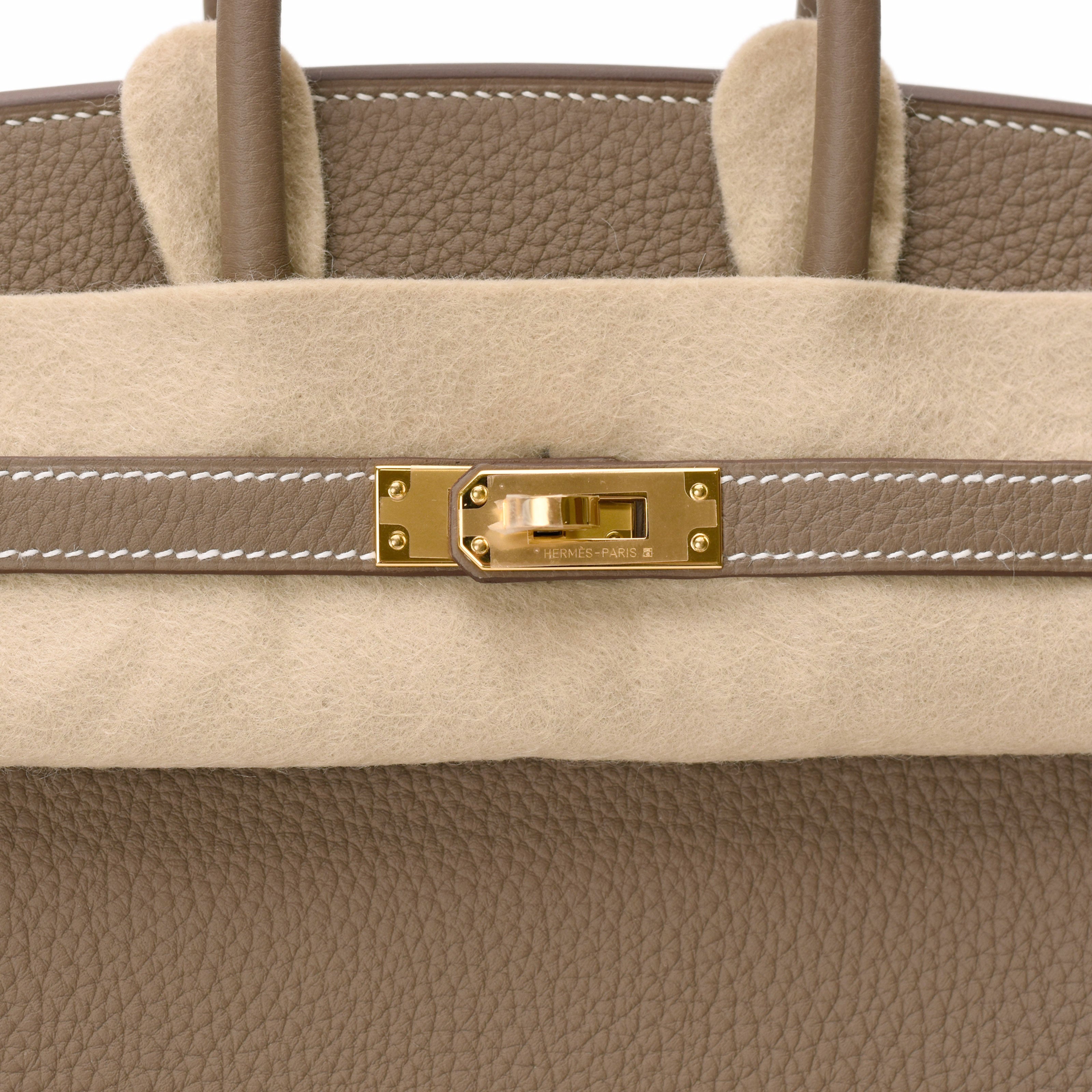 Hermès Birkin 25 Étoupe Togo GHW