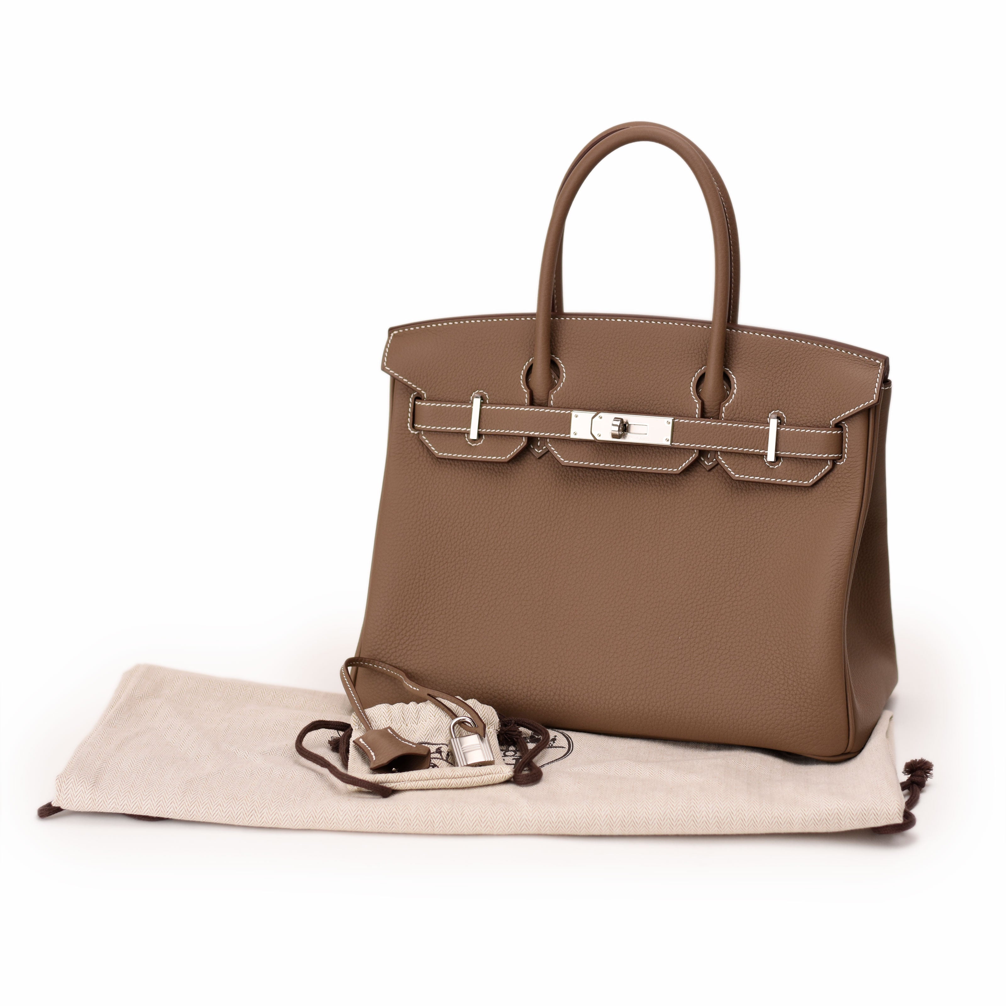 Hermès Birkin 30 Etoupe Clemence PHW