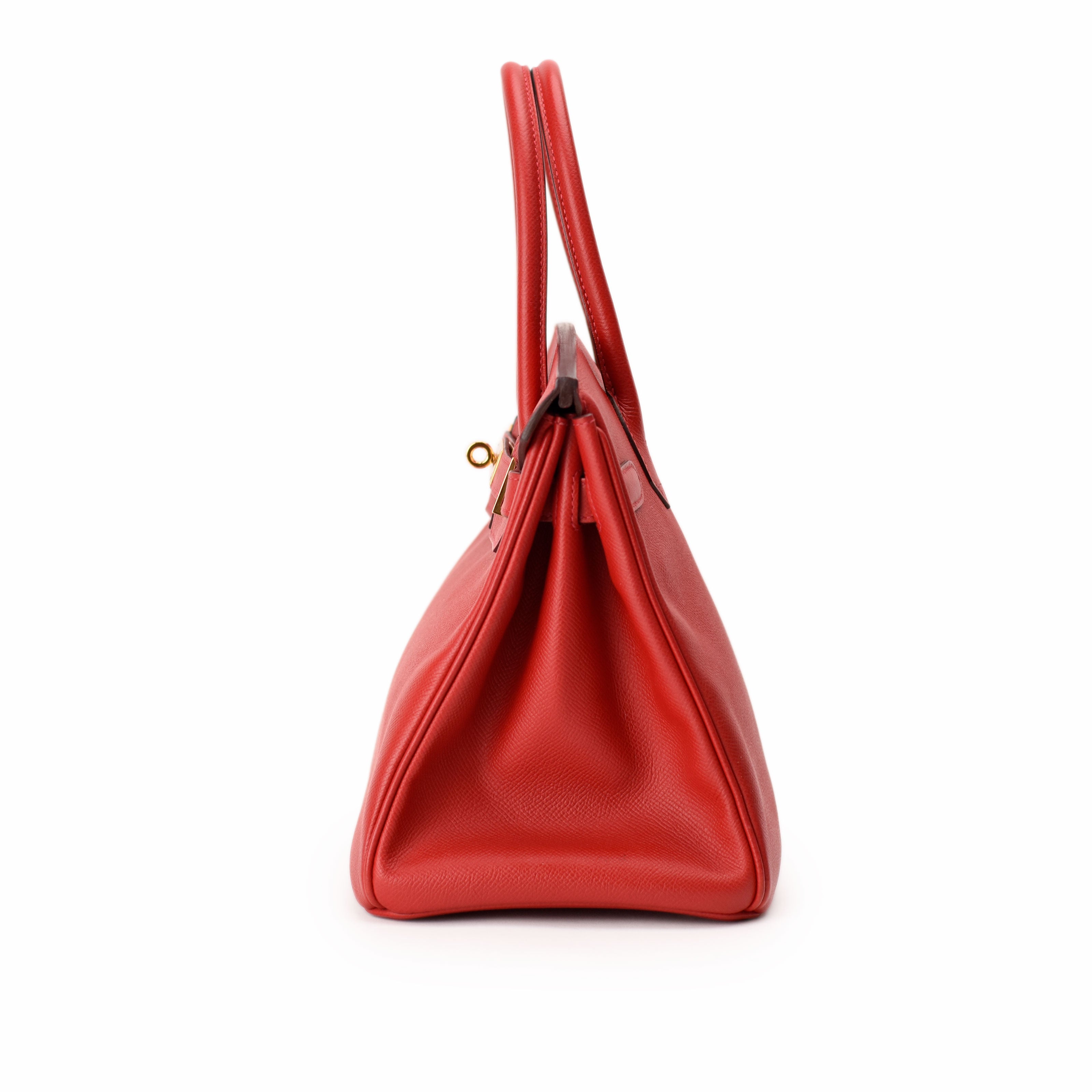 Hermès Birkin 30 Rouge Casaque Epsom GHW