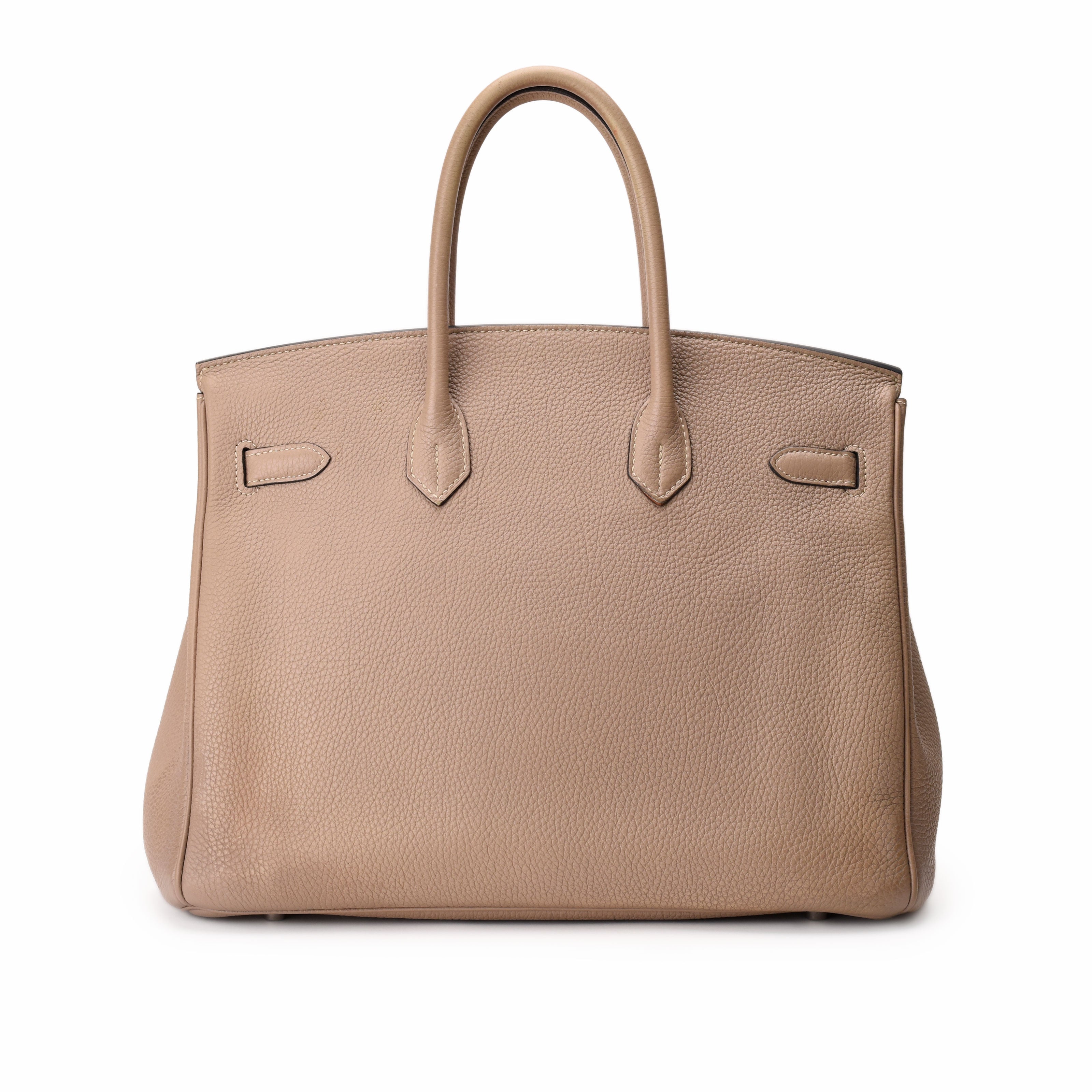 Hermès Birkin 35 Gris Tourtelle PHW