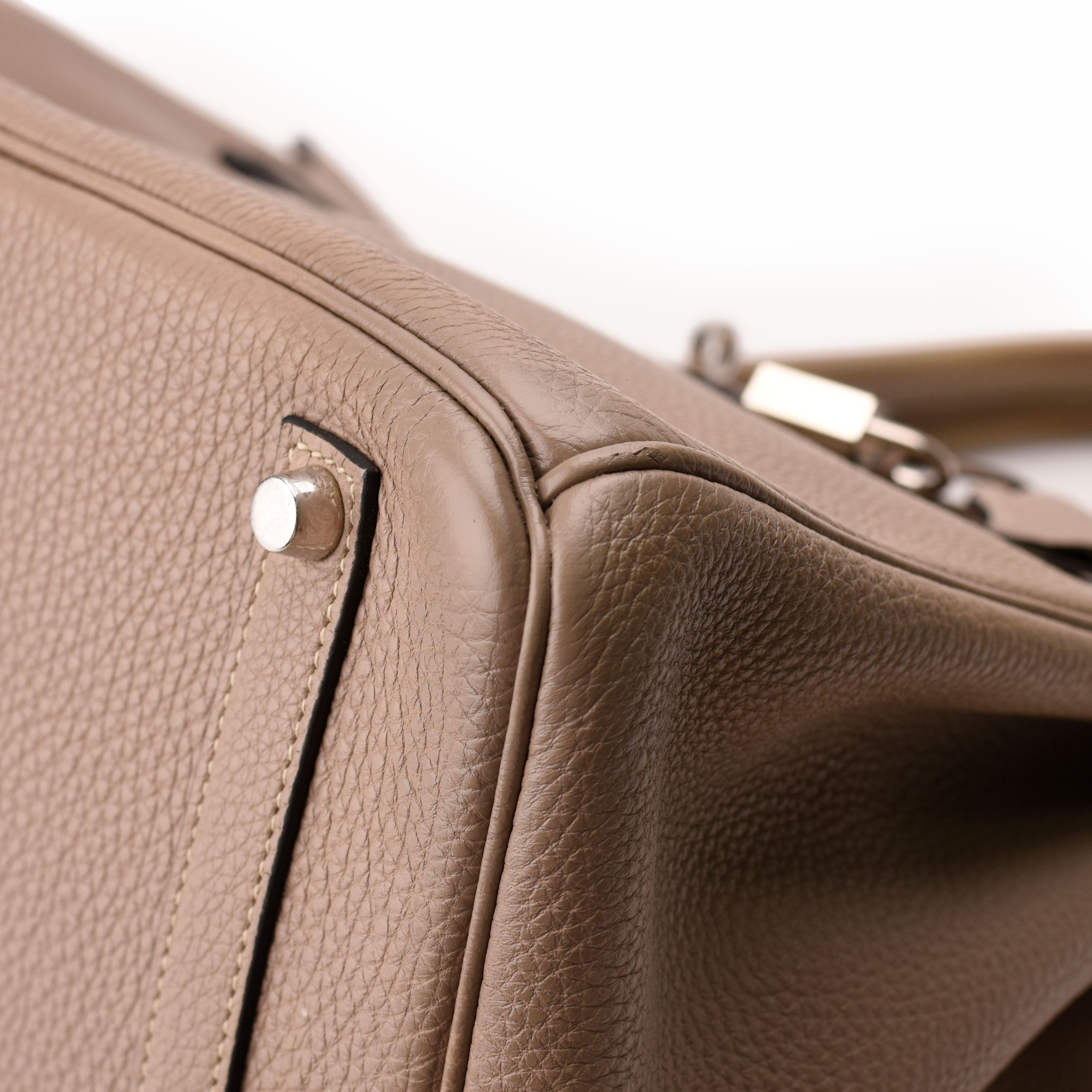 Hermès Birkin 35 Gris Tourtelle PHW
