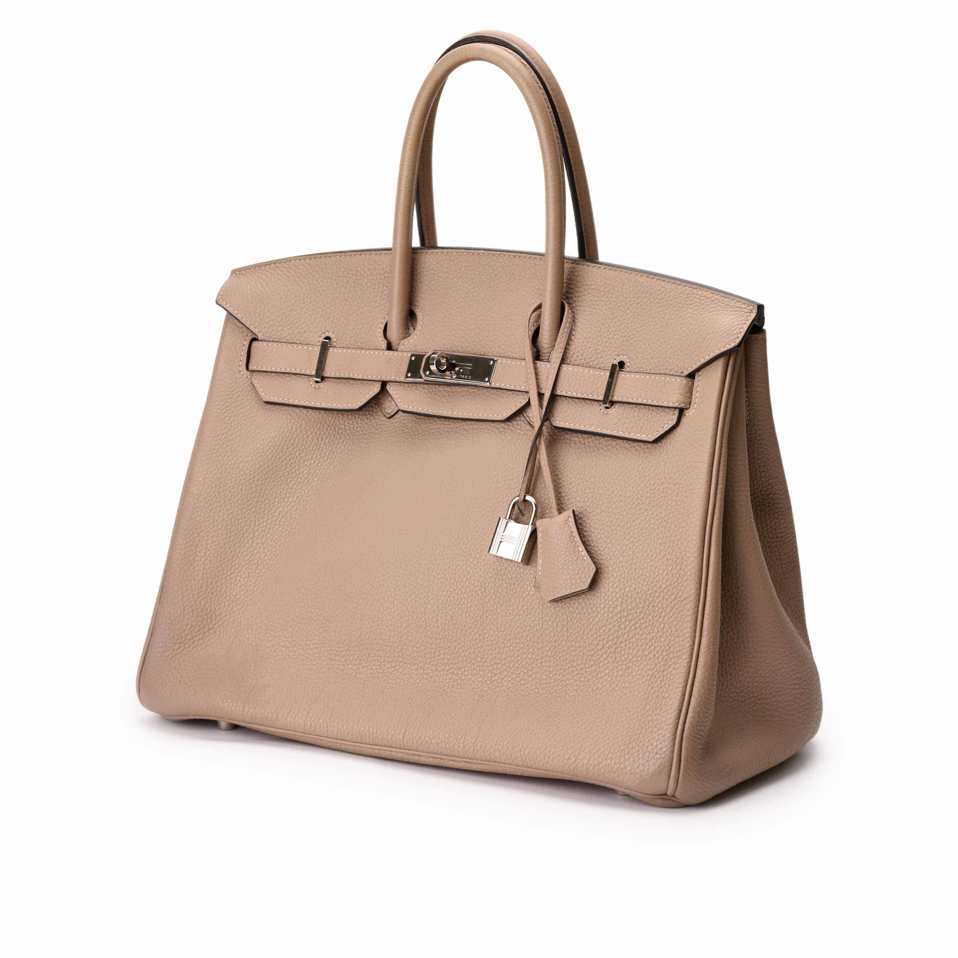 Hermès Birkin 35 Gris Tourtelle PHW