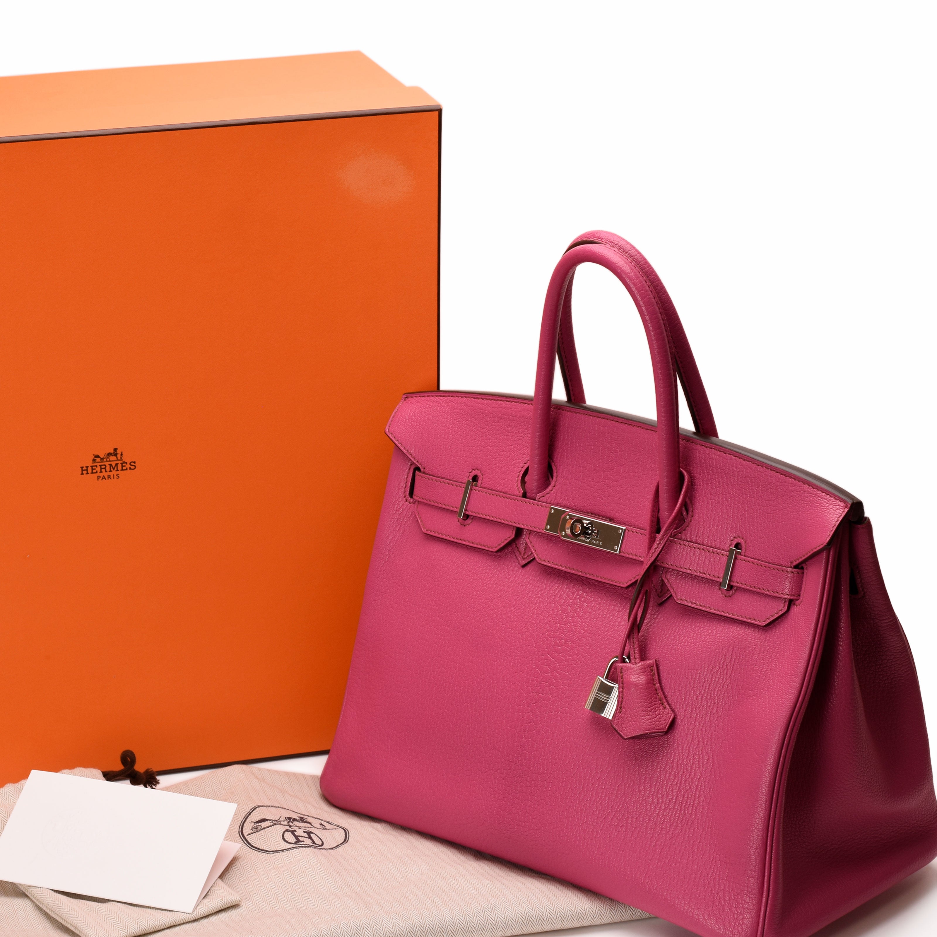 Hermès Birkin 35 Rose Pourpre Togo PHW