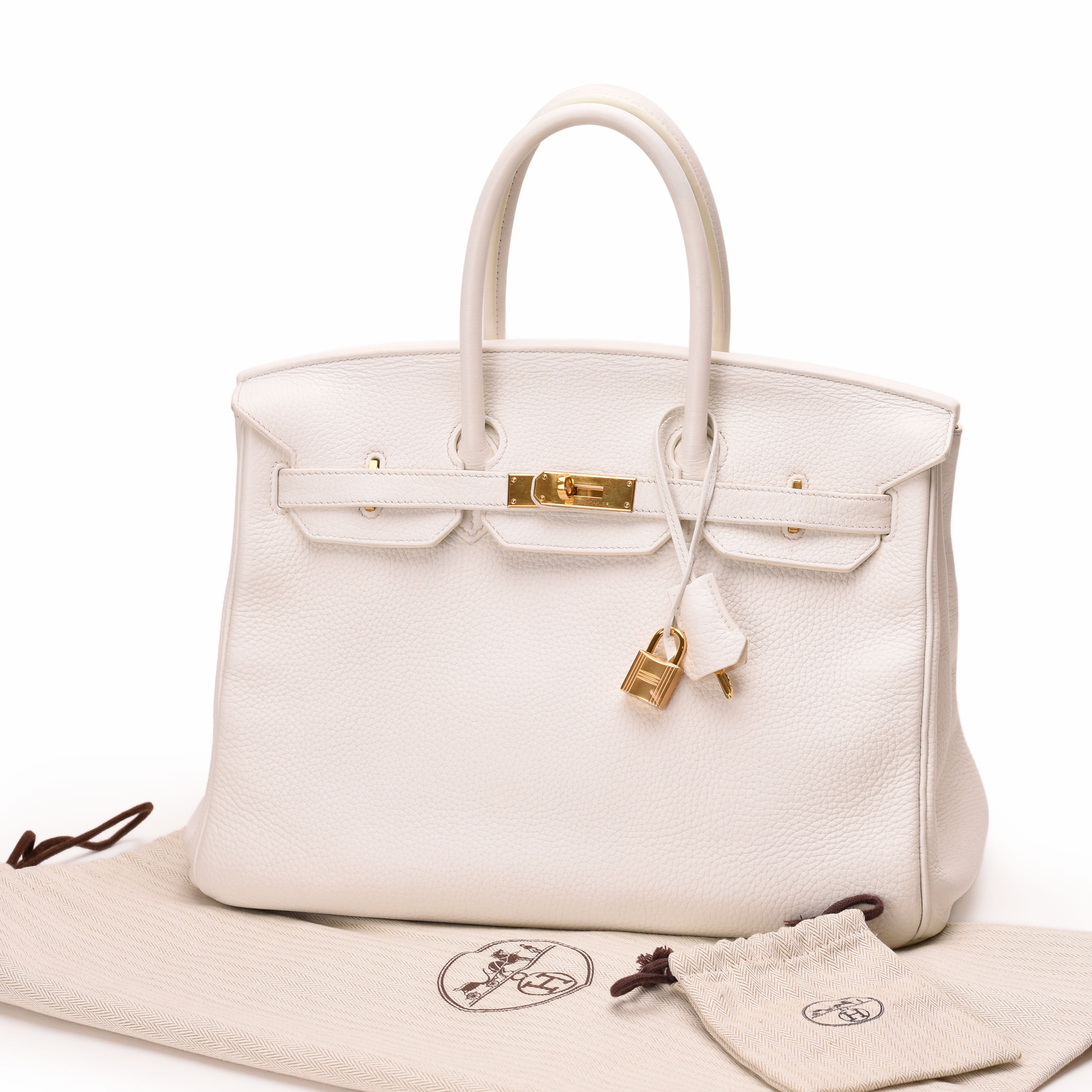 Hermès Birkin 35 White Togo GHW