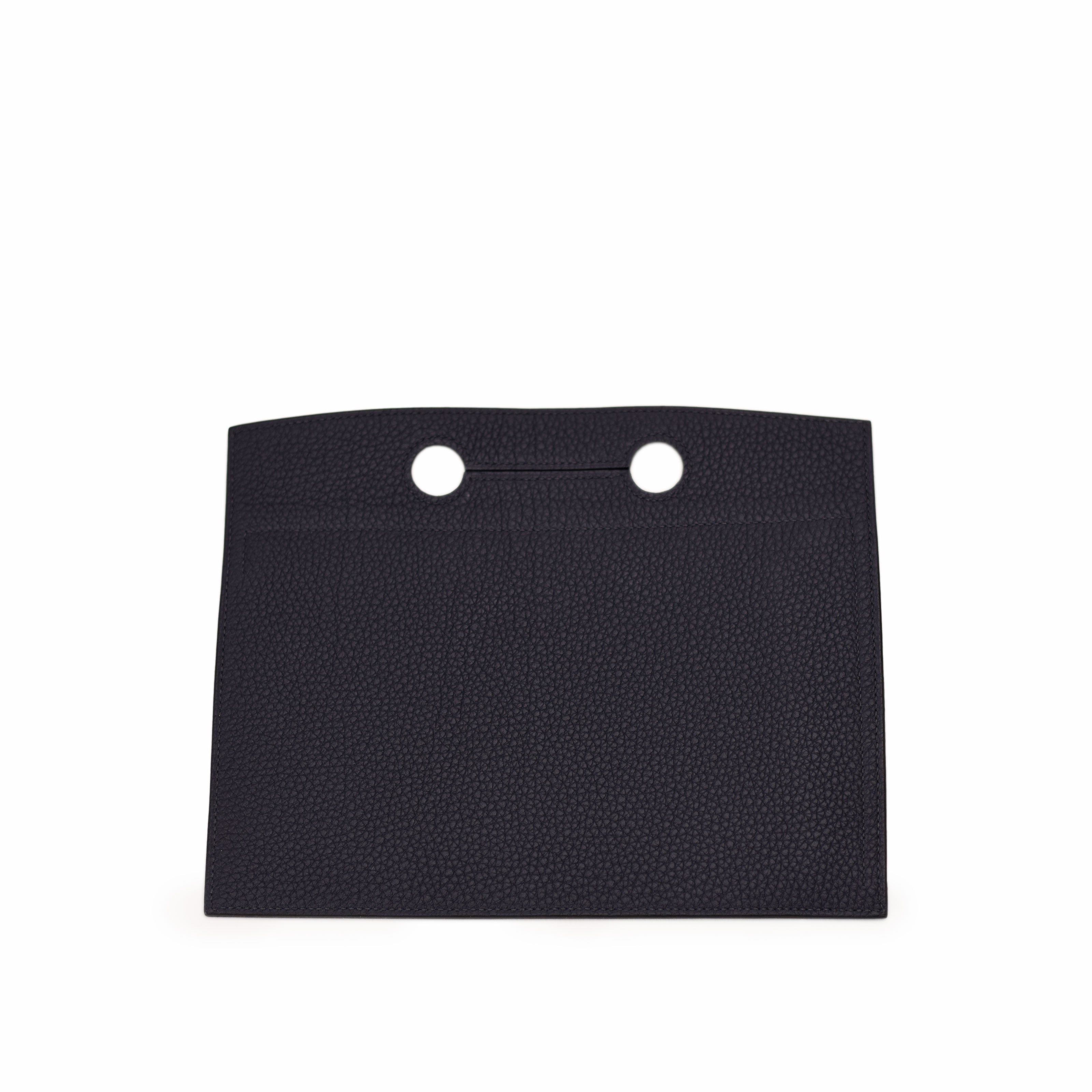 Hermès Backpocket Pouch Blue Togo PHW