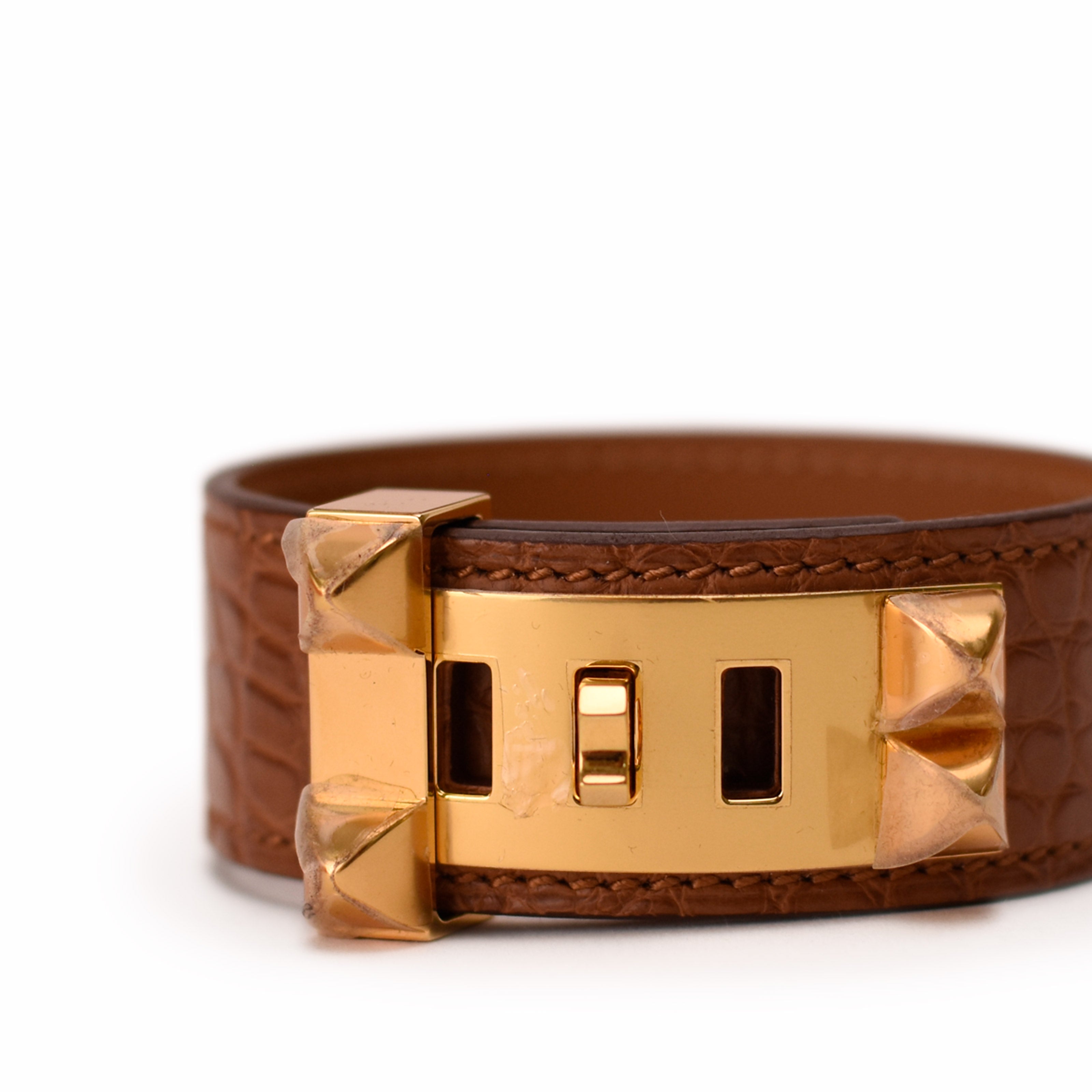 Hermès Collier De Chien 24 Bracelet Alligator