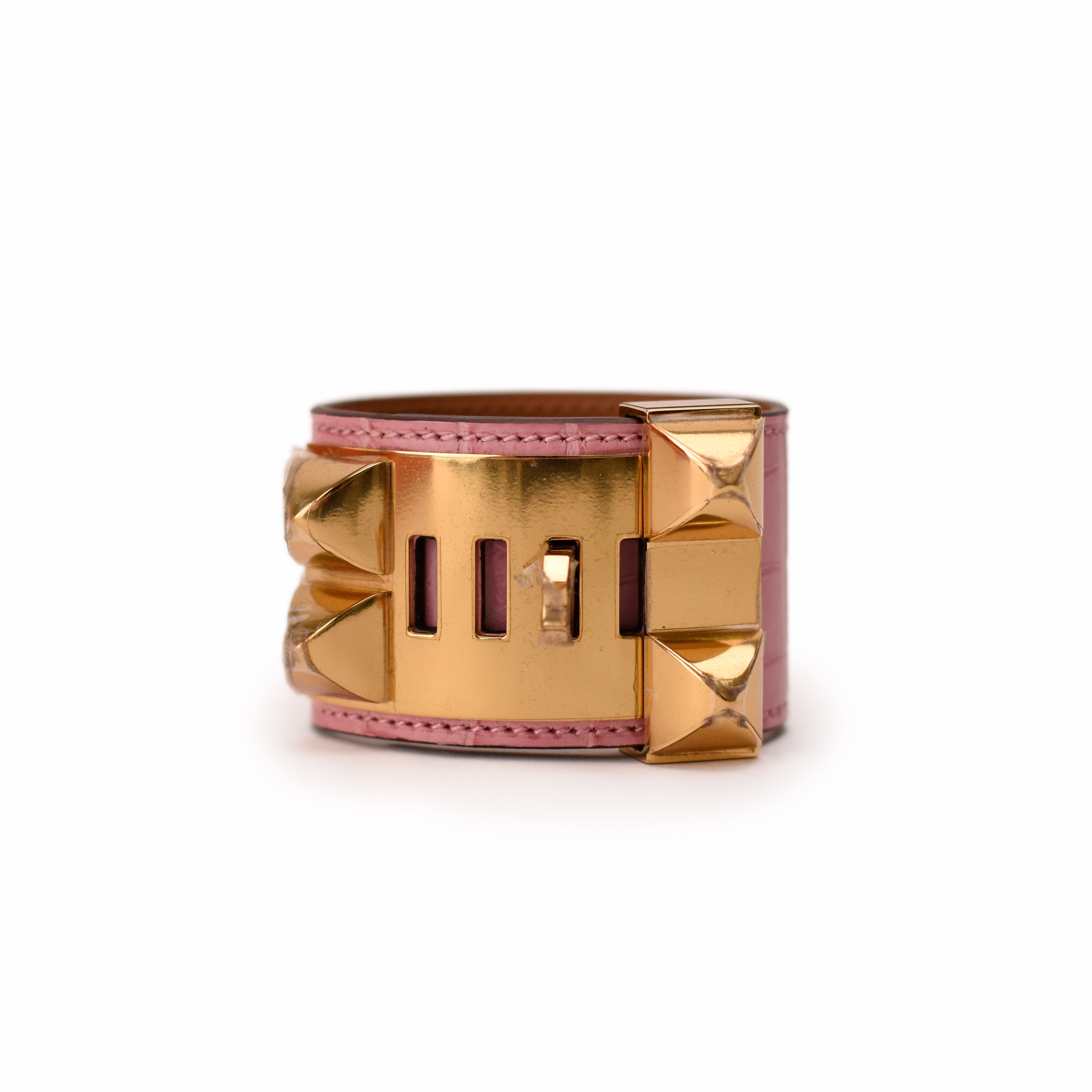 Hermès Collier De Chien Bracelet Alligator