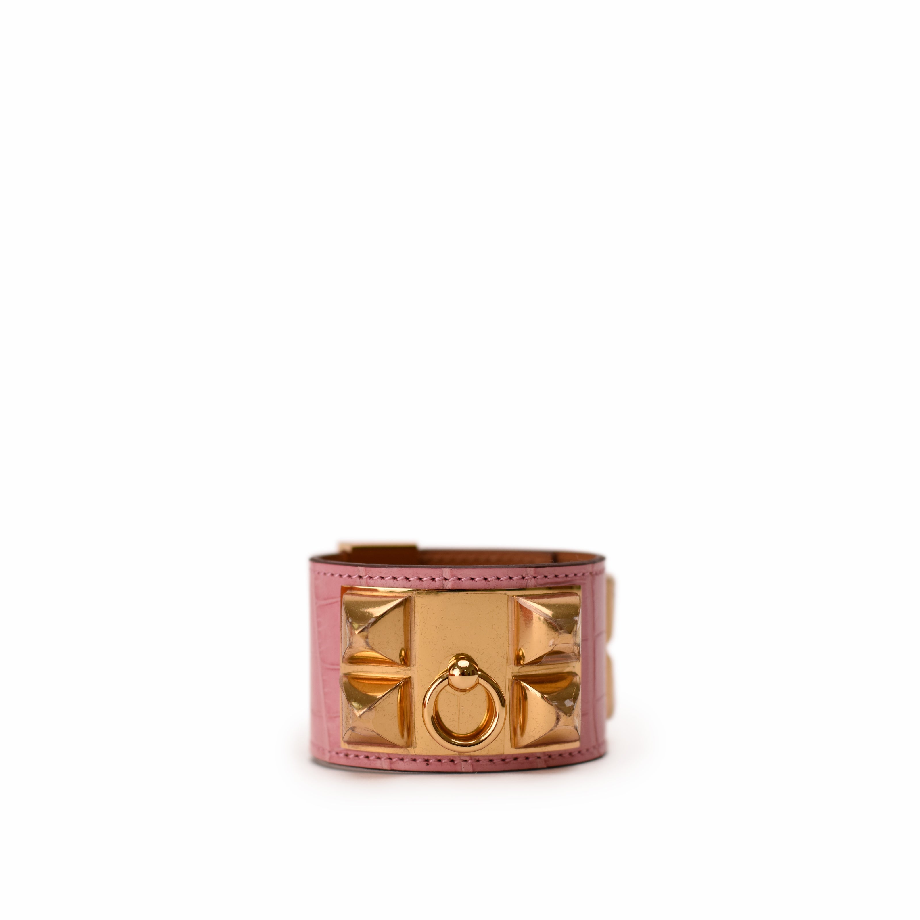 Hermès Collier De Chien Bracelet Alligator