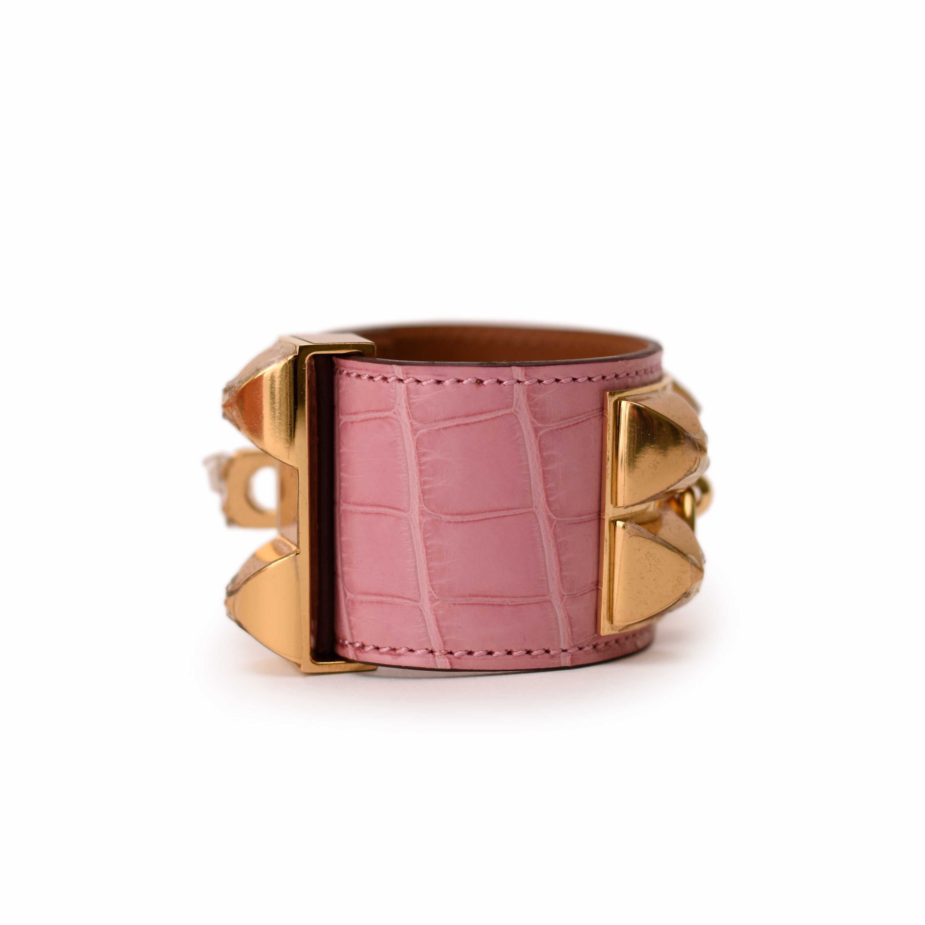 Hermès Collier De Chien Bracelet Alligator