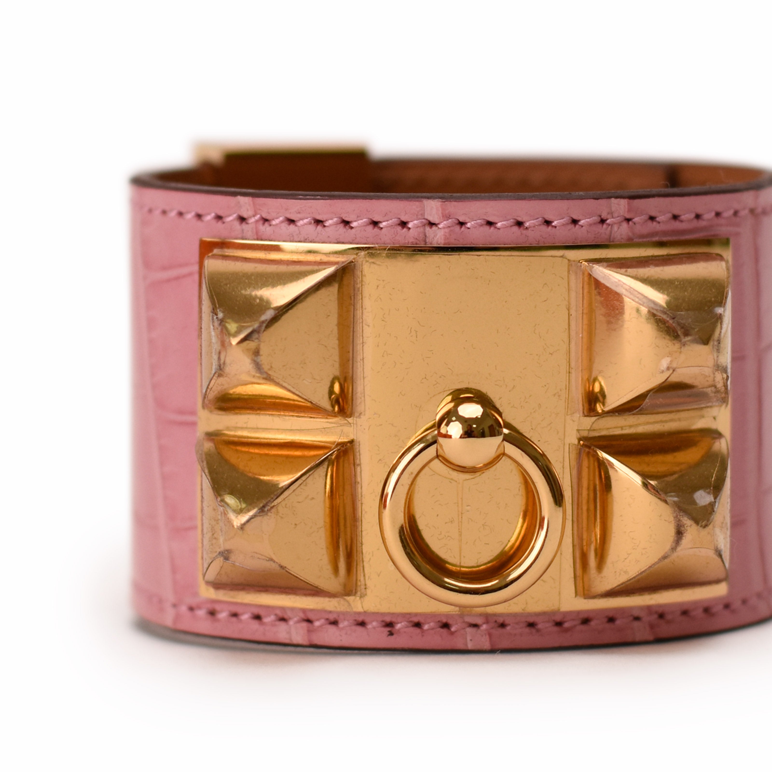 Hermès Collier De Chien Bracelet Alligator