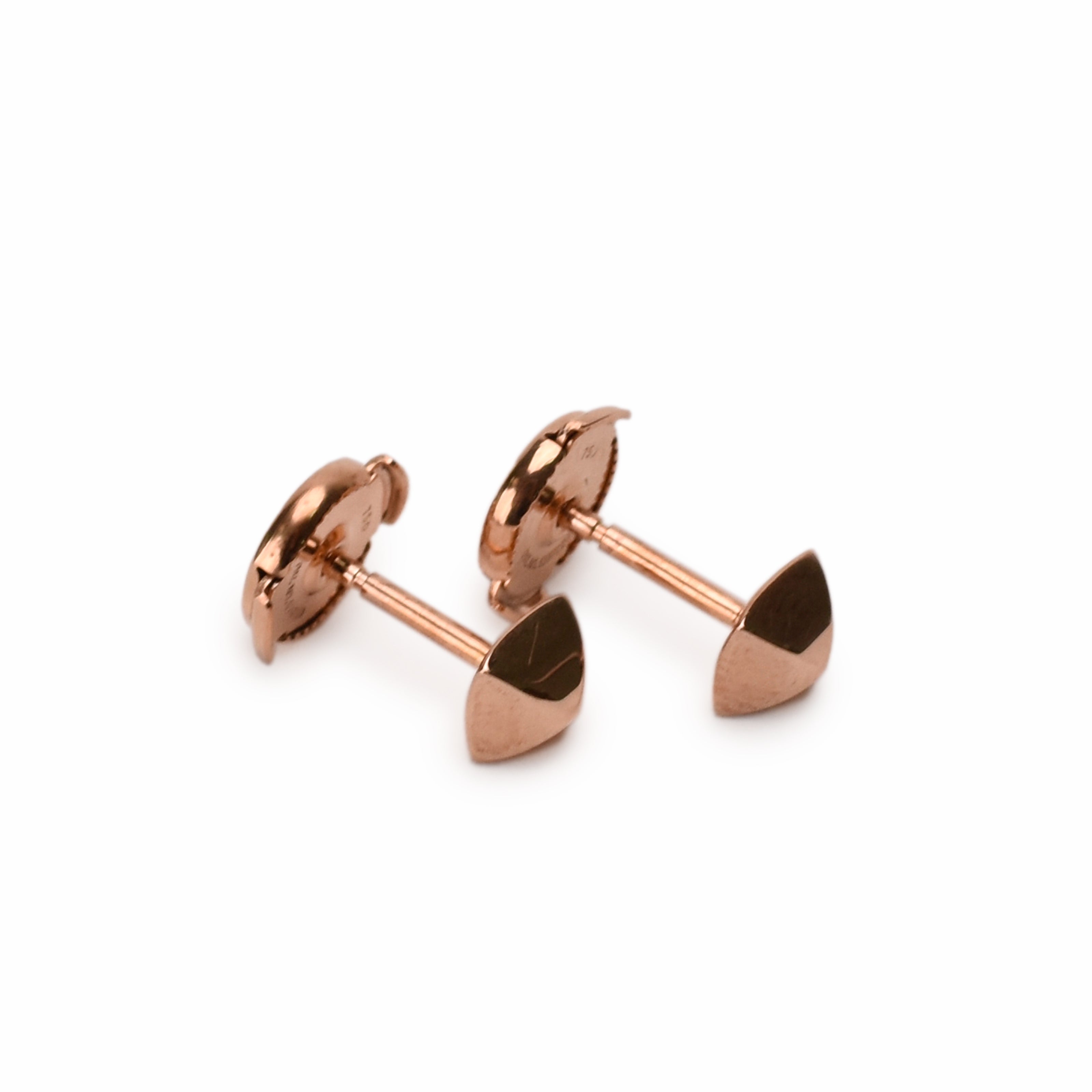 Hermès Clou d'H Stud Earrings RGHW