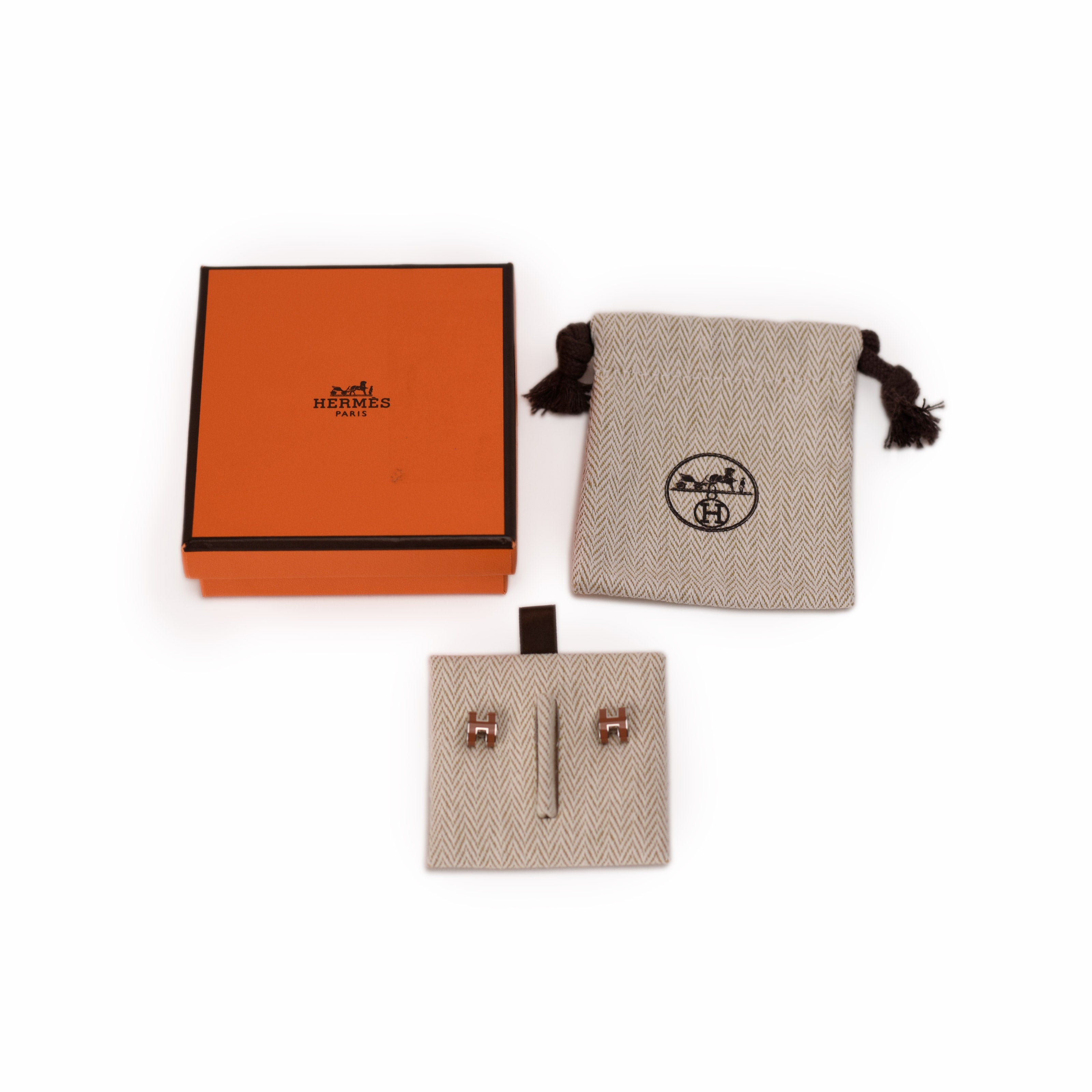 Hermès Mini Pop H Earrings