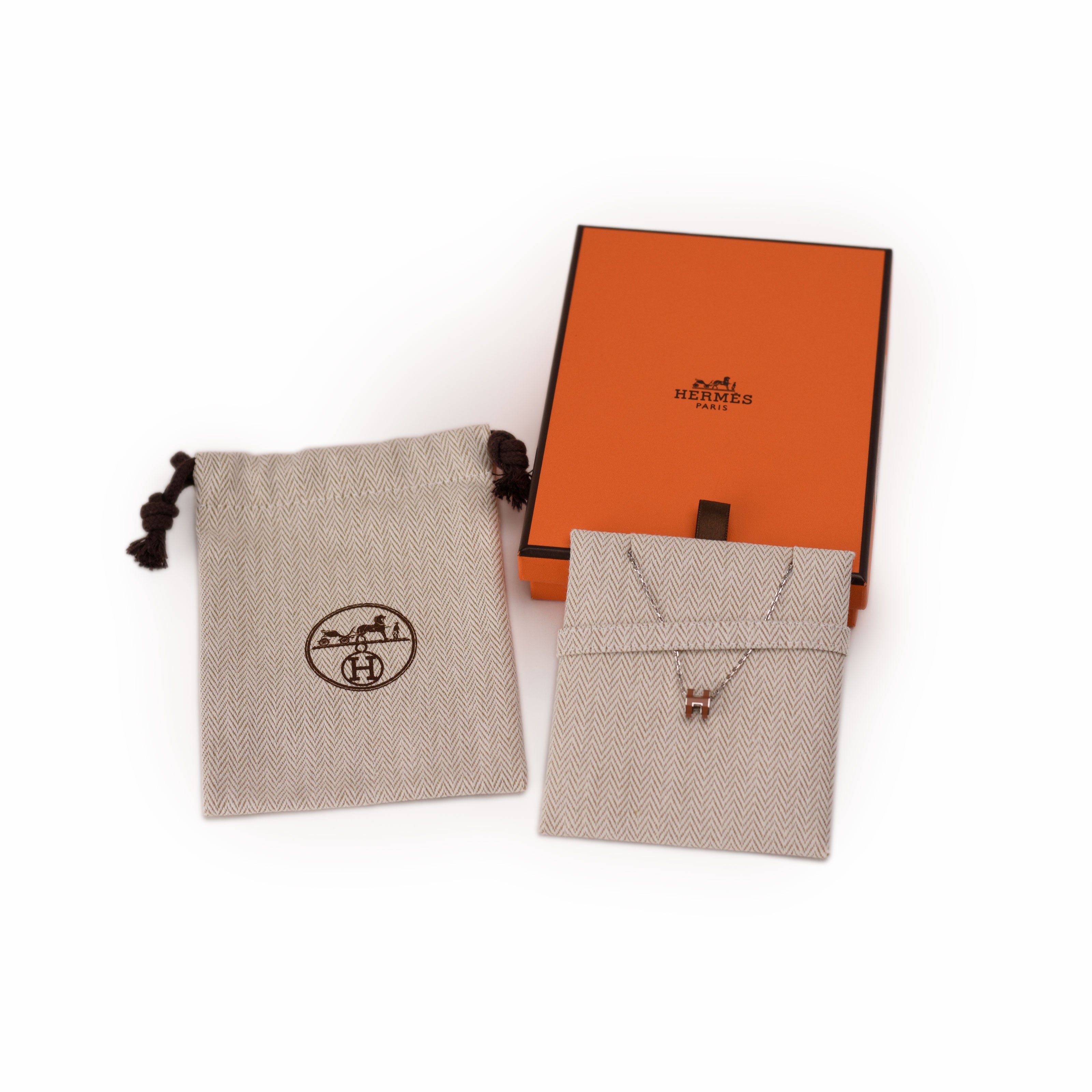 Hermès Mini Pop H Pendant Necklace