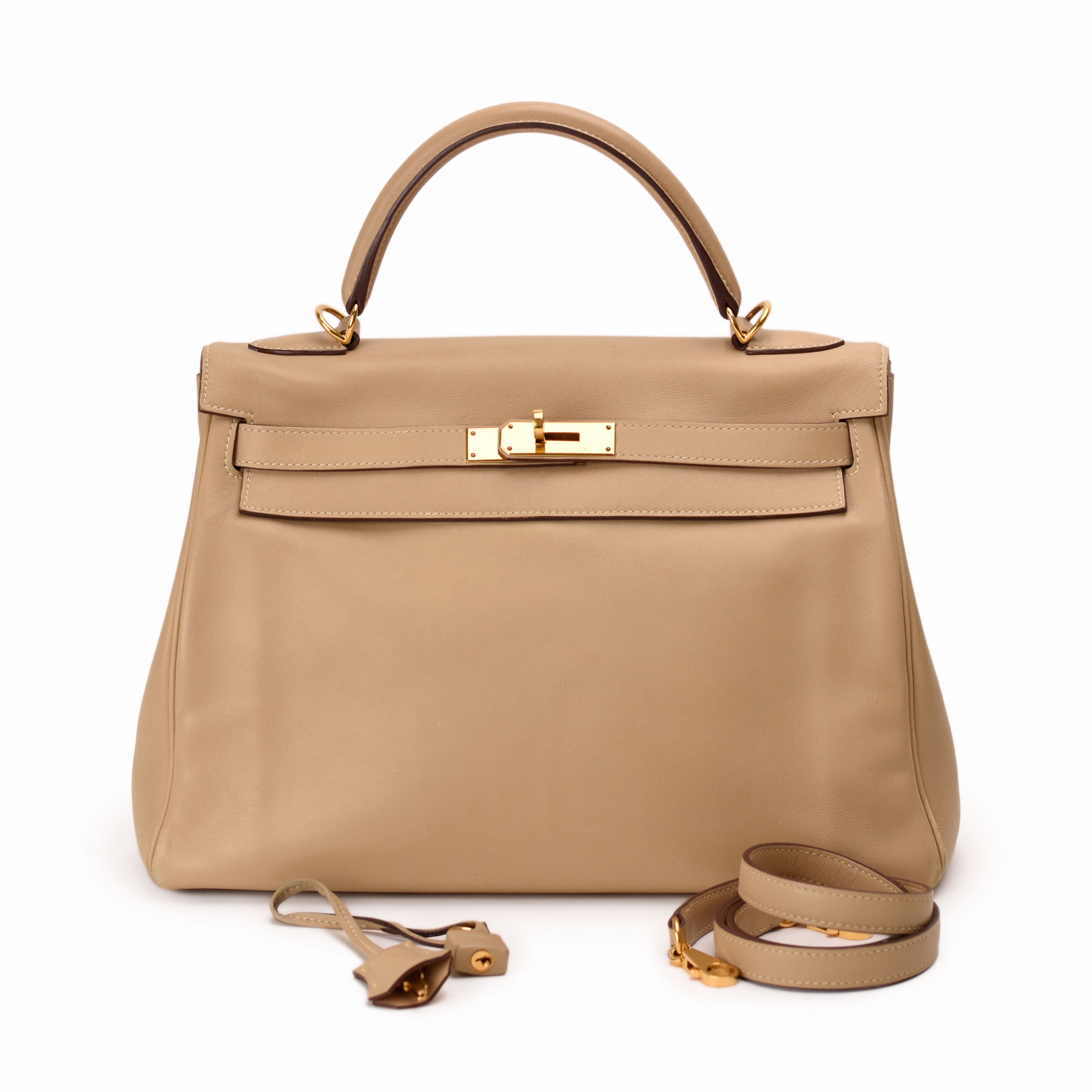 Hermès Kelly 32 Swift Trench GHW
