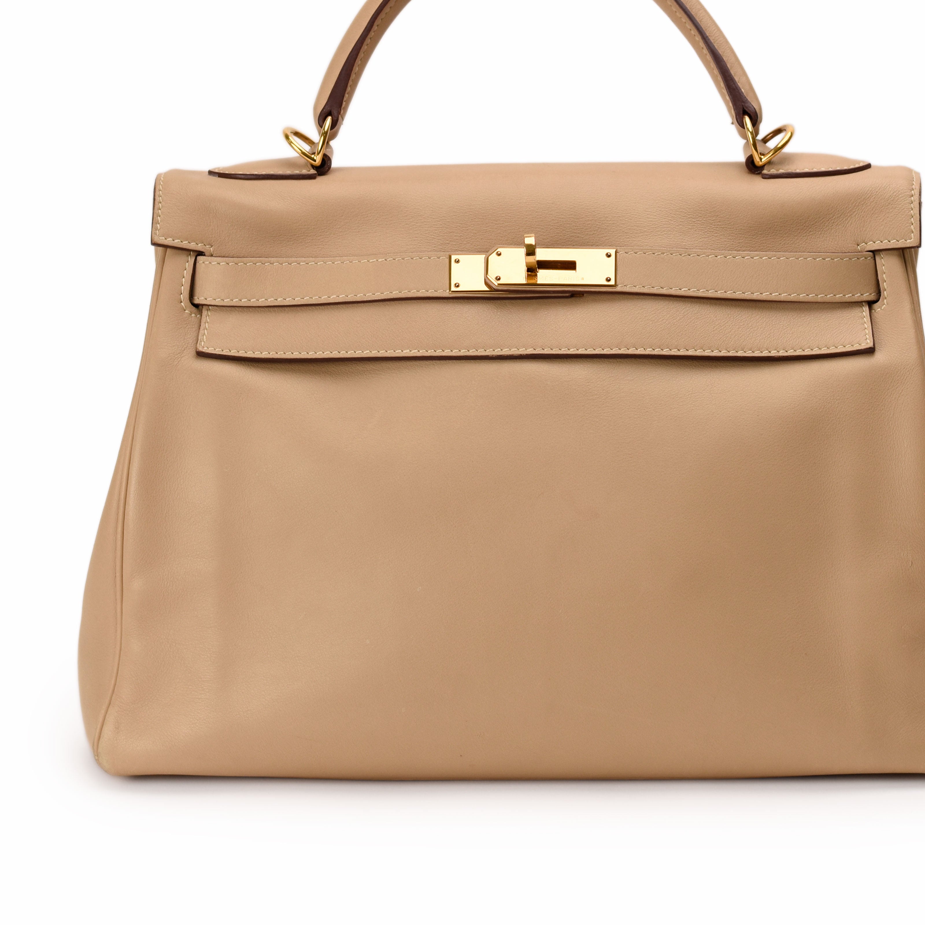 Hermès Kelly 32 Swift Trench GHW