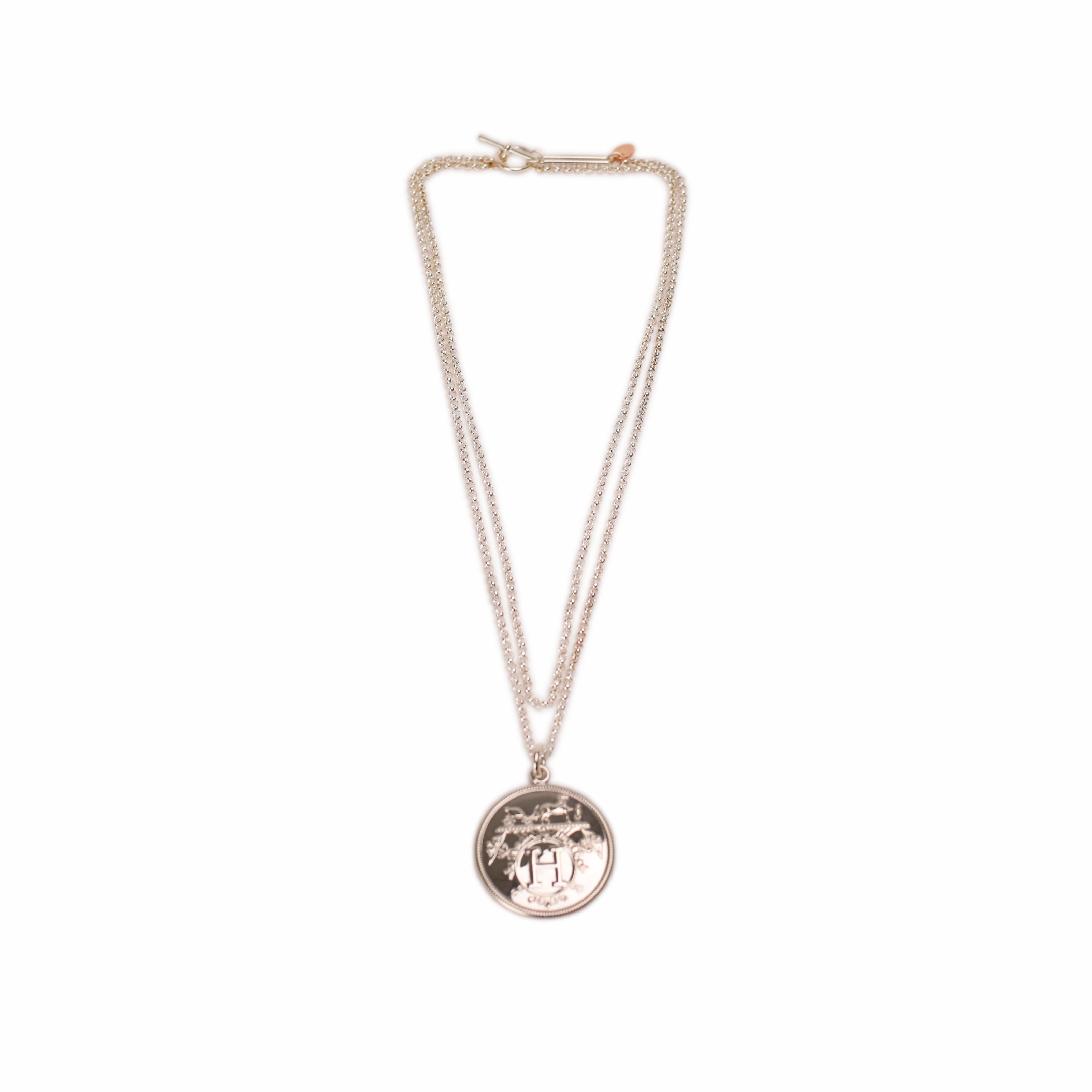 Hermès Ex-Libris Long Necklace Medium