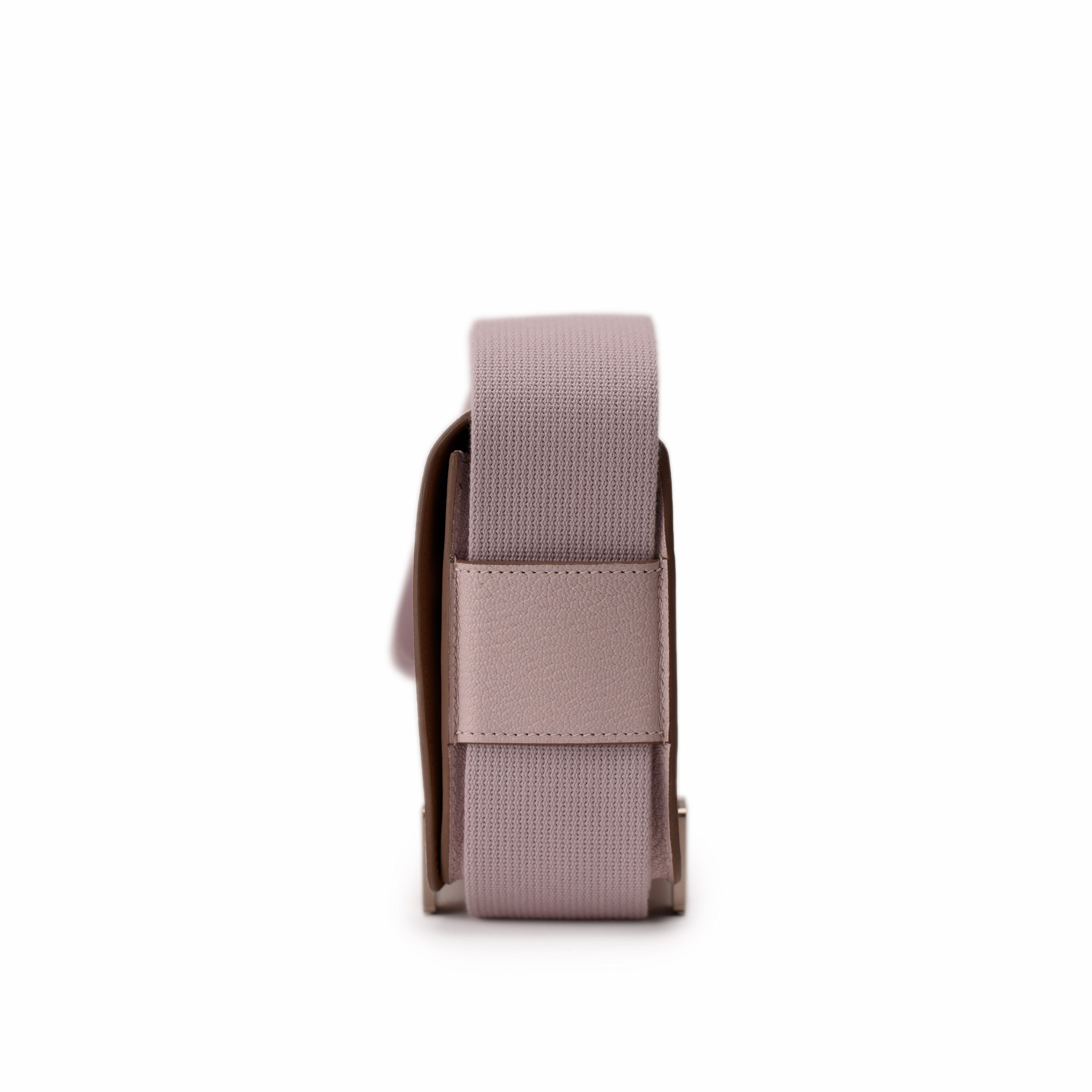 Hermès Geta Mauve Pale Chai Verso Chevre Mysore PHW