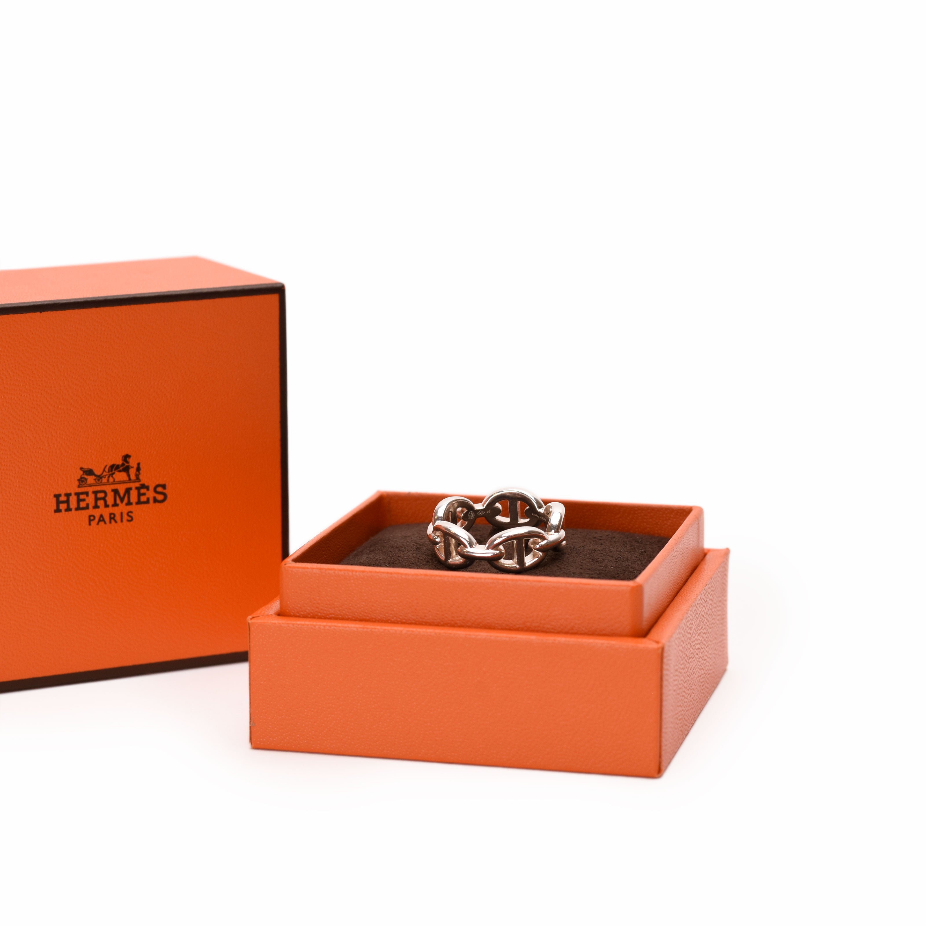 Hermès Chaine D'ancre Enchainee Ring Small