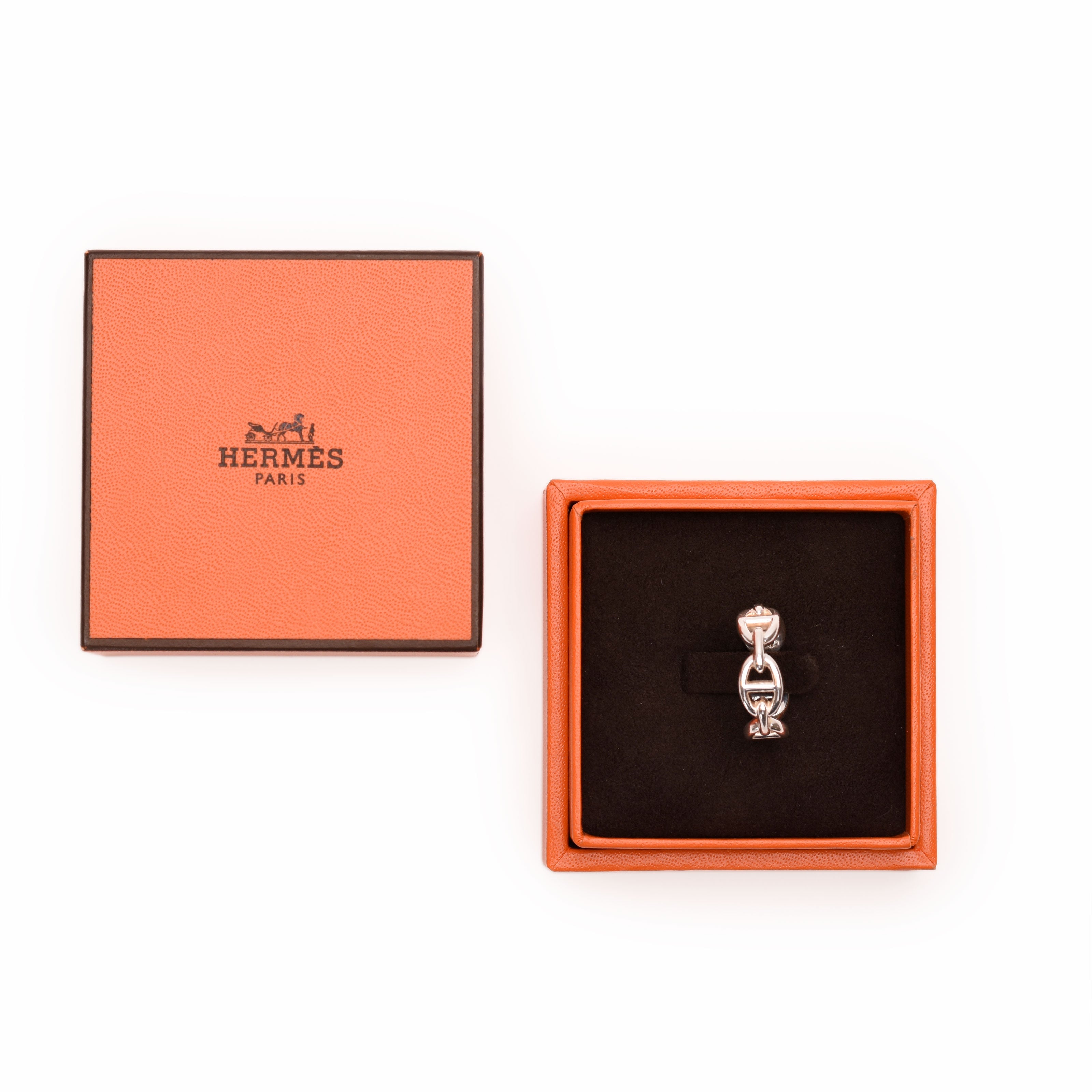Hermès Chaine D'ancre Enchainee Ring Small
