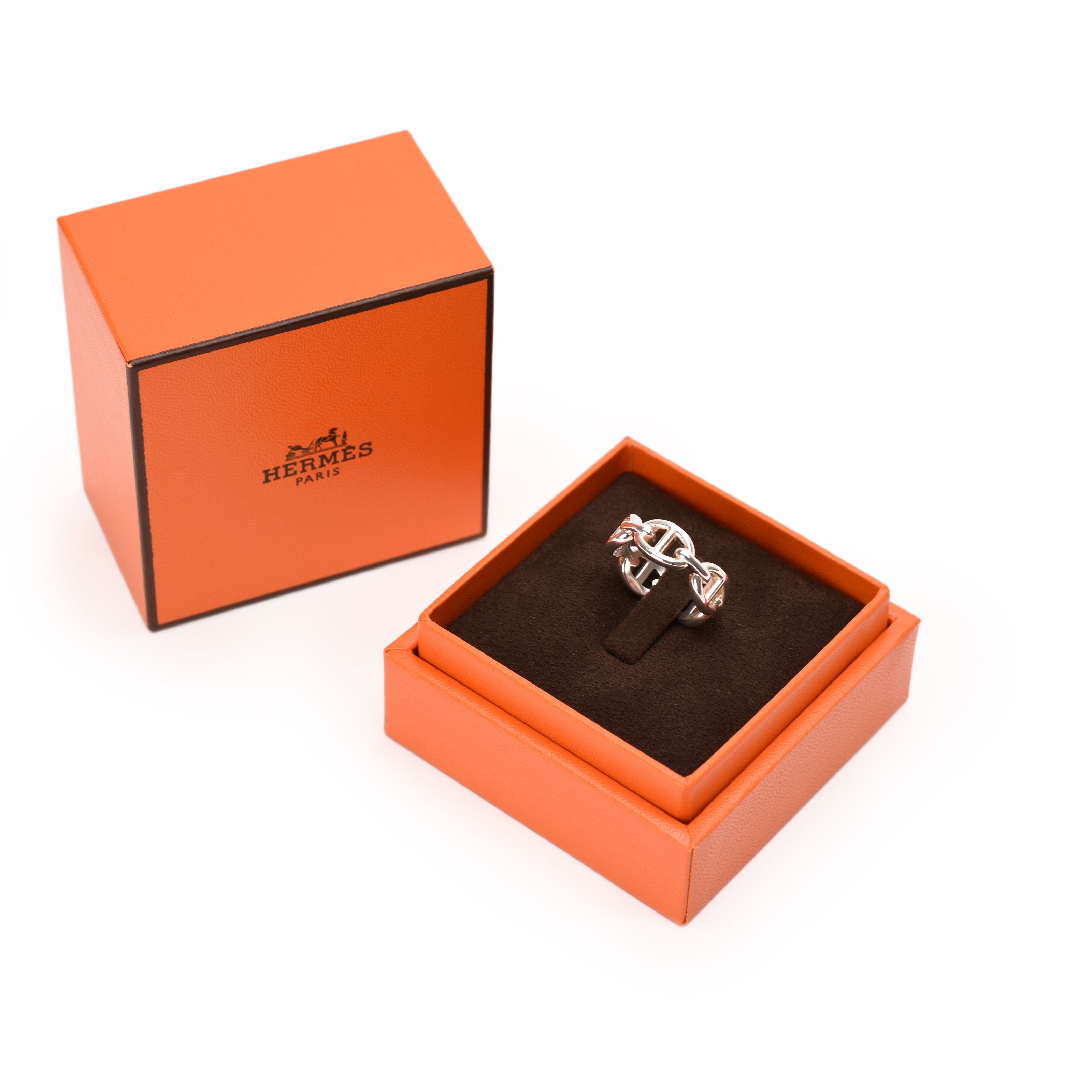 Hermès Chaine D'ancre Enchainee Ring Small