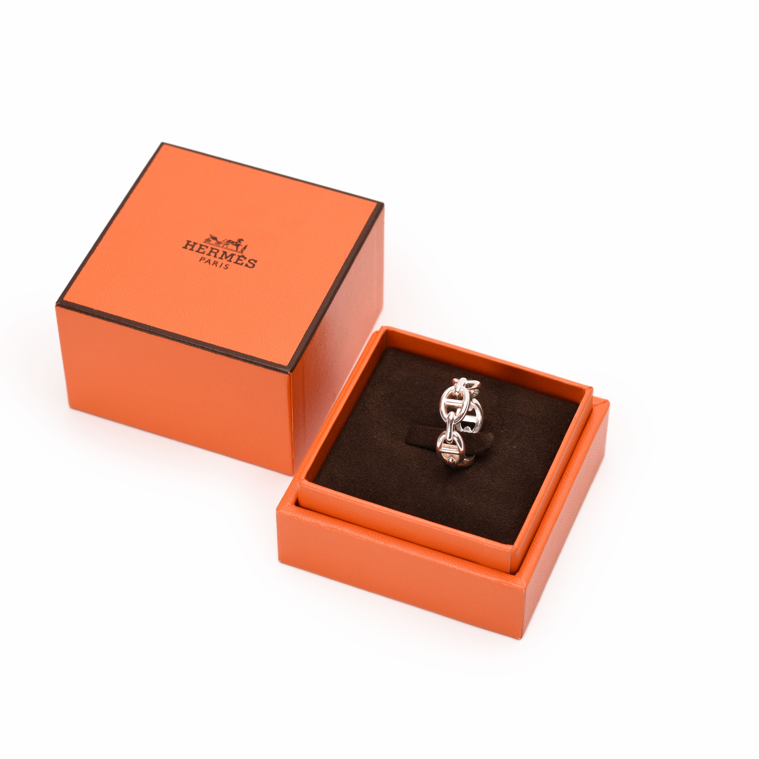 Hermès Chaine D'ancre Enchainee Ring Small
