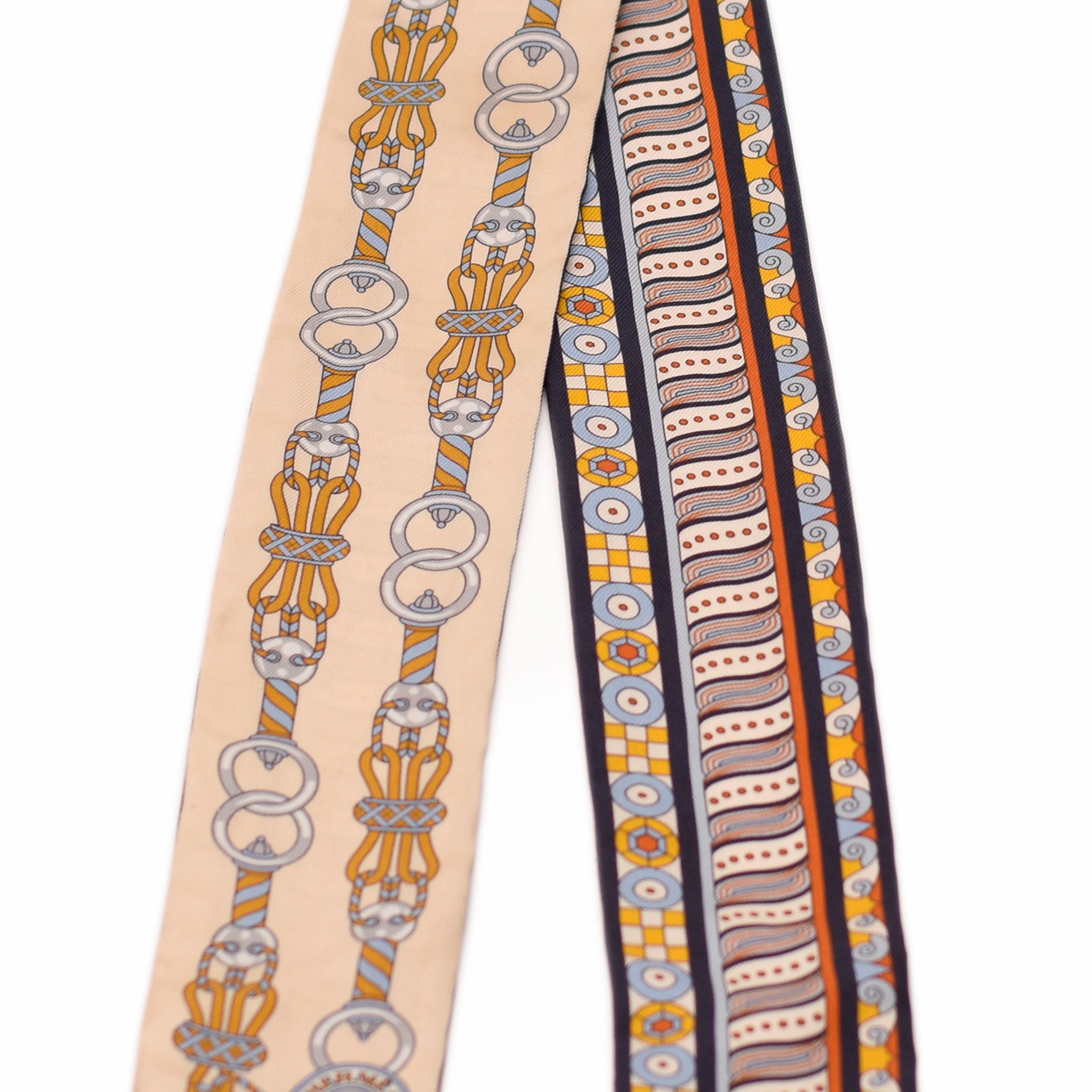 Hermès Twilly Harnais en Rosace Beige