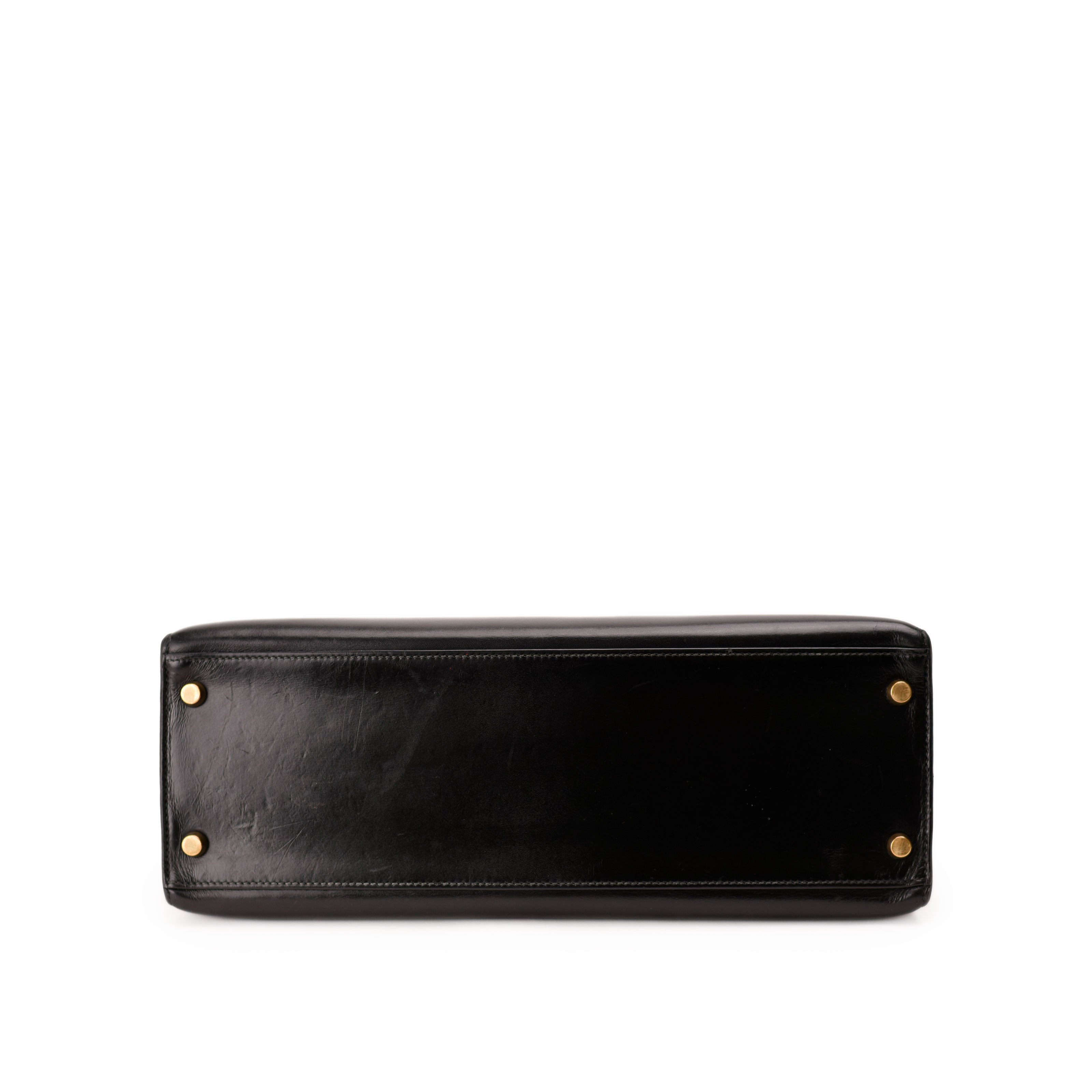 Hermès Kelly 32 Box Black GHW