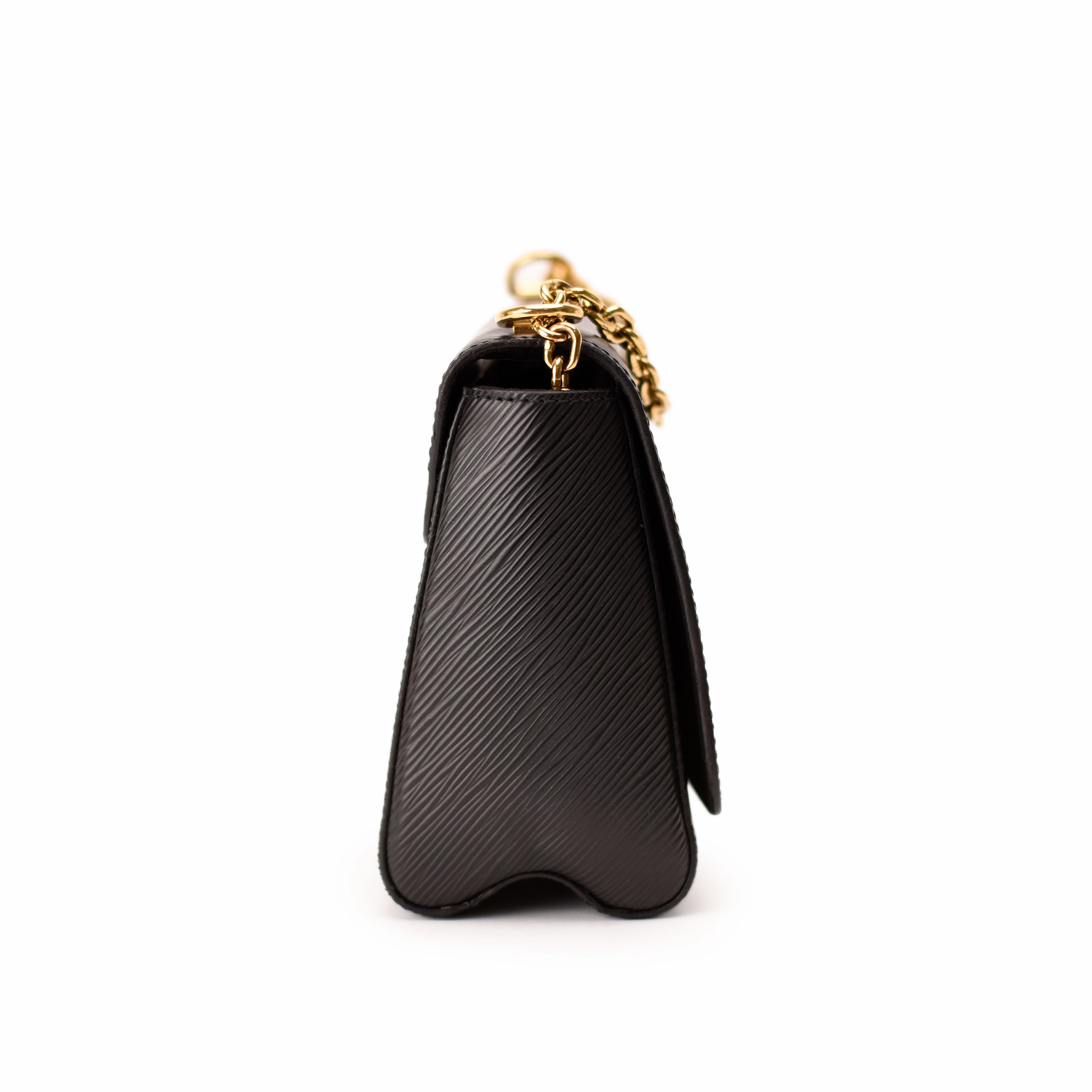 Louis Vuitton Twist MM Black Epi GHW