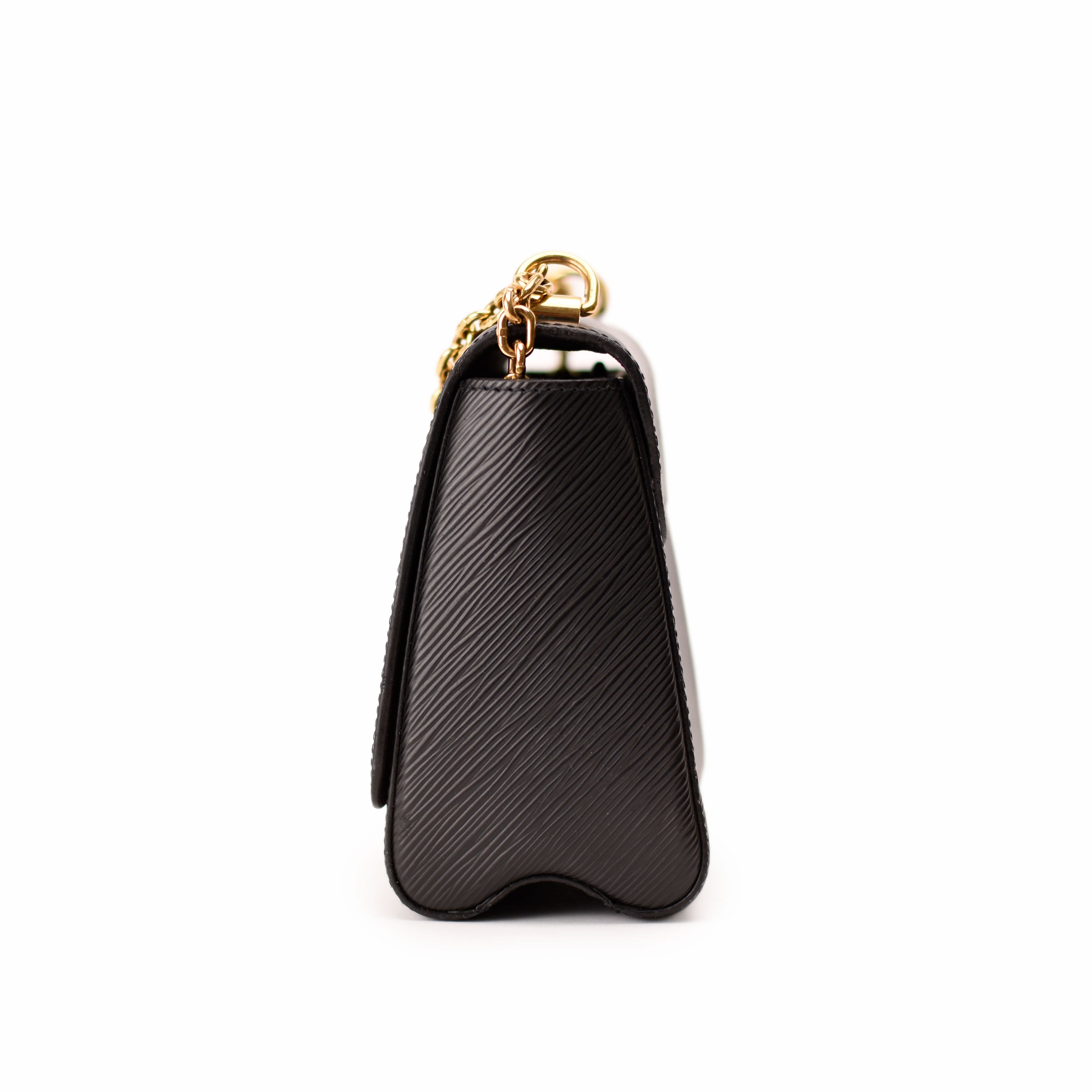 Louis Vuitton Twist MM Black Epi GHW