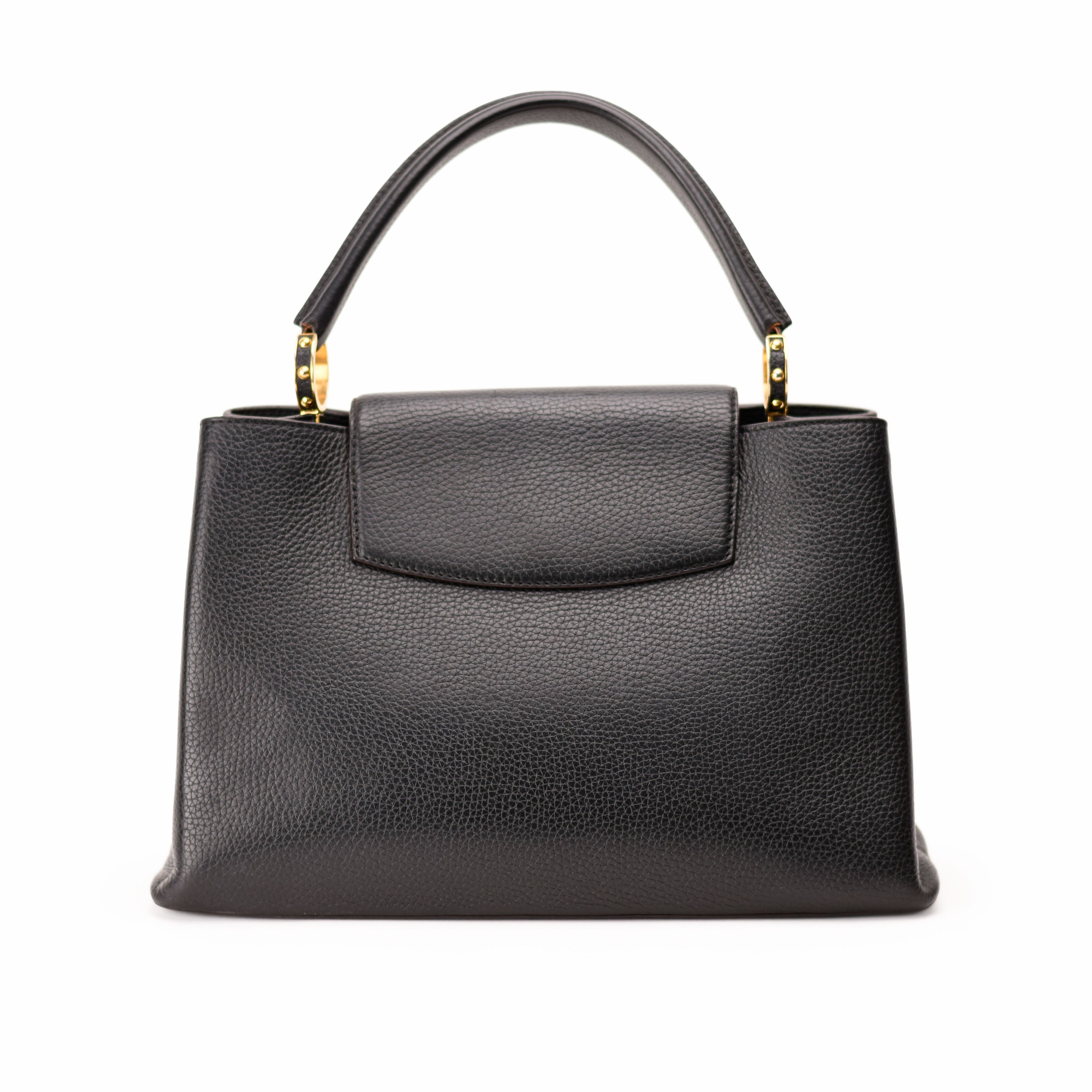 Louis Vuitton Capucines MM Black GHW