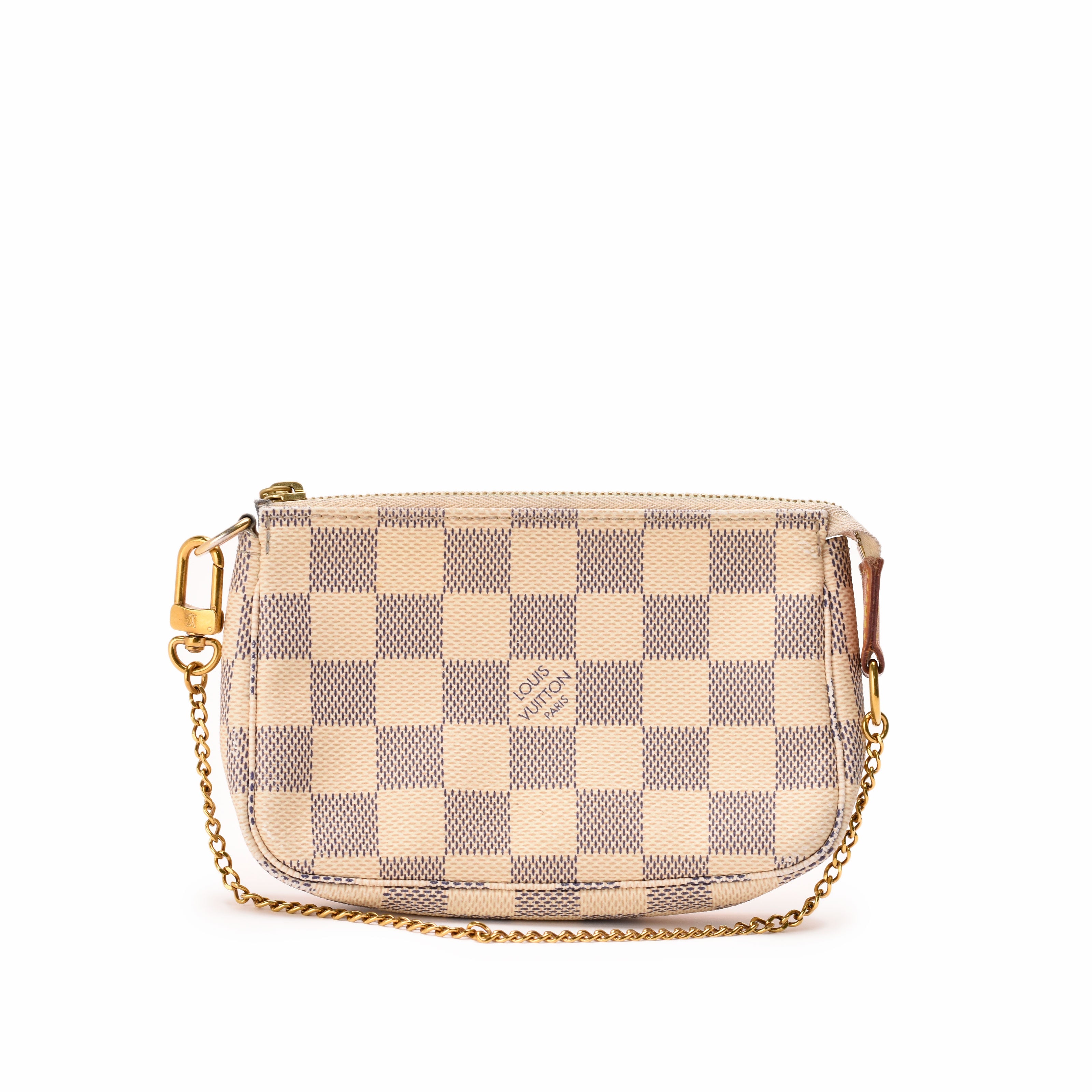 Louis Vuitton Mini Pochette Accessoires Damier Azur