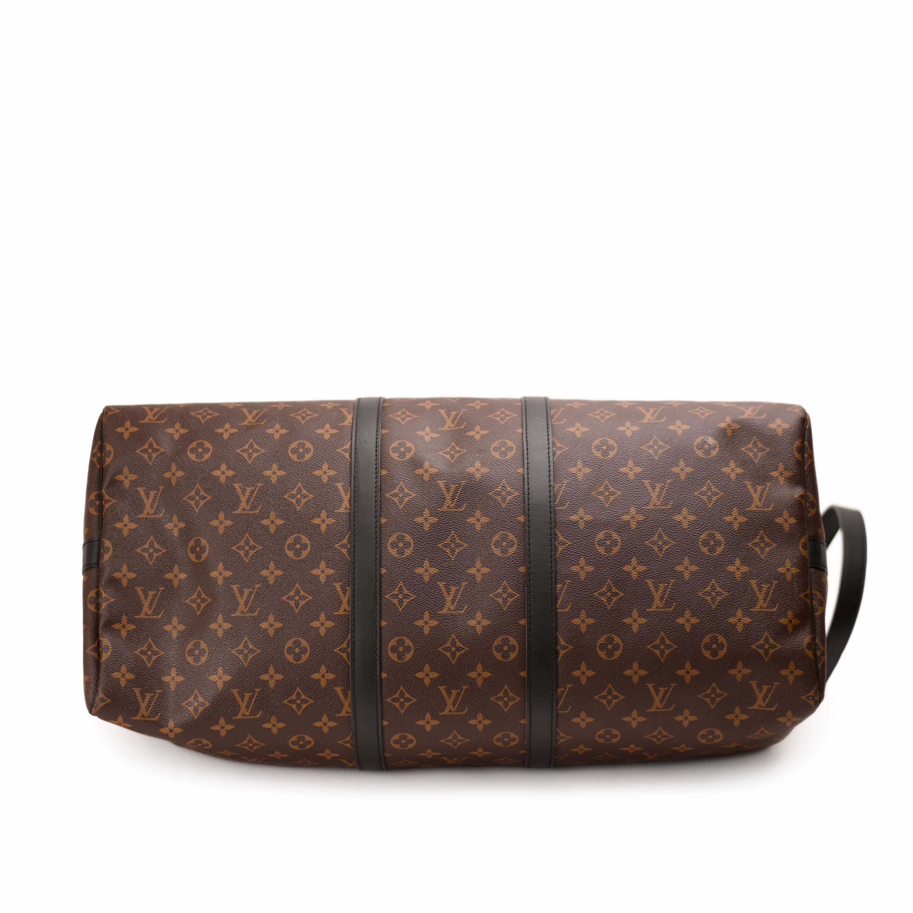 Louis Vuitton Keepall 55 B  Monogram Black