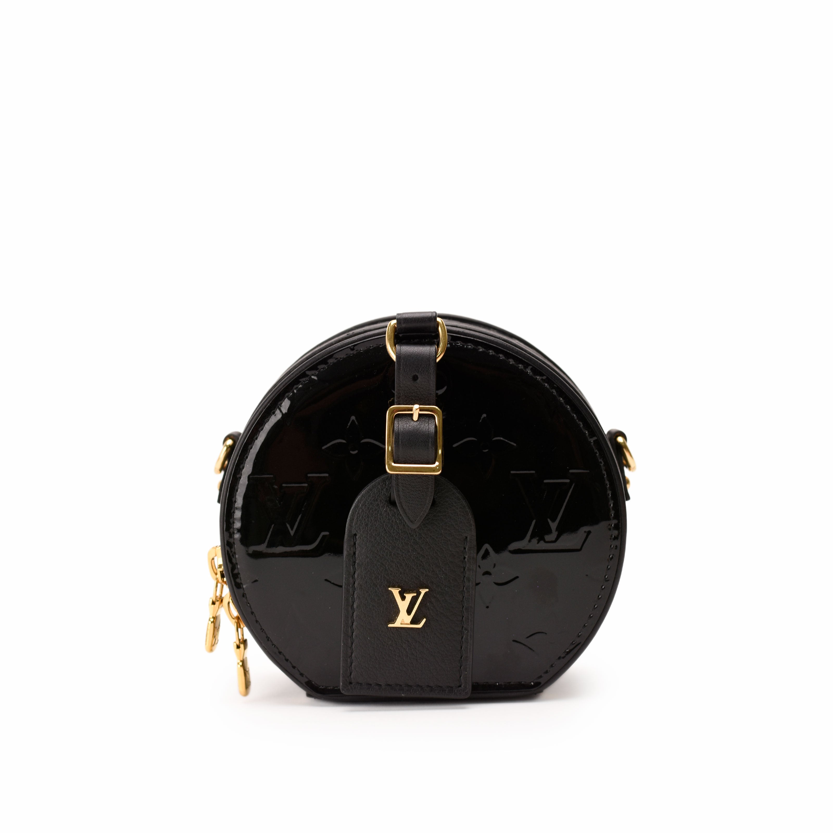Louis Vuitton Mini Boite Chapeau Monogram Vernis Black