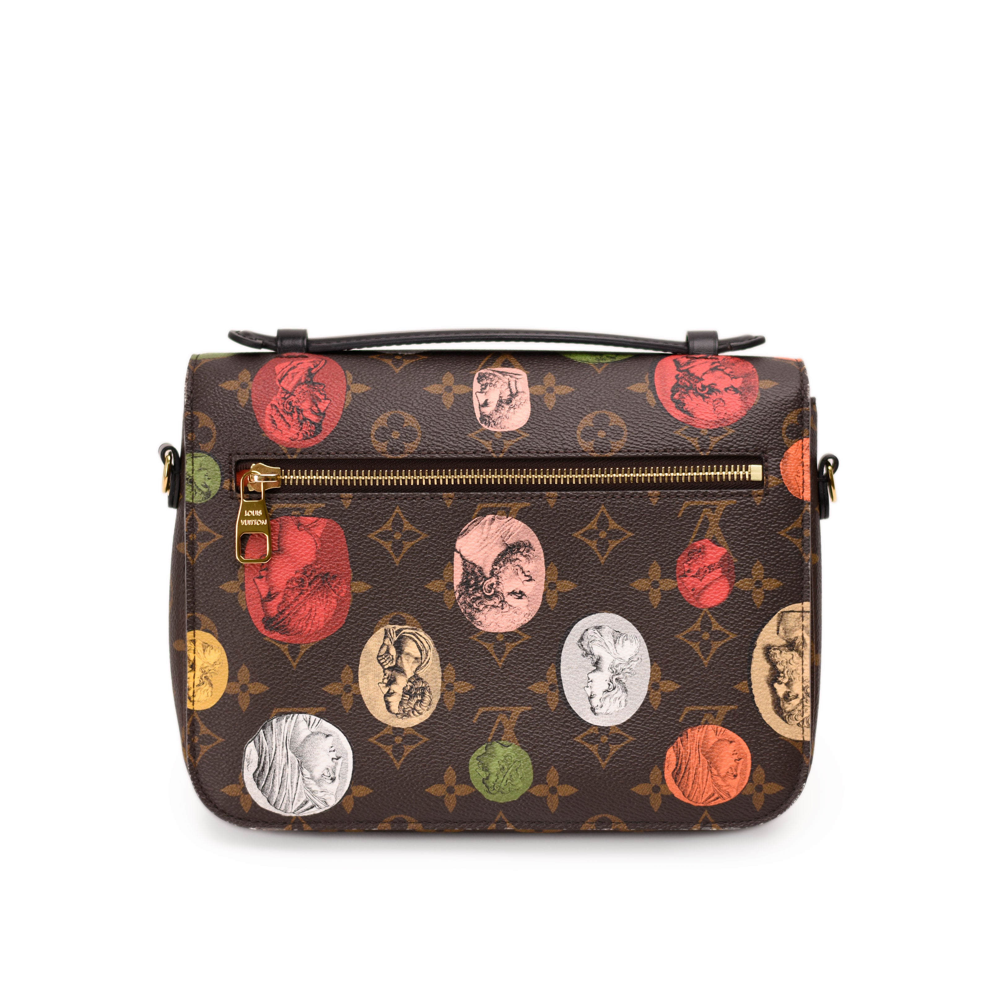 Louis Vuitton X Fornasetti Monogram Canvas Cameo Metis Pochette Bag