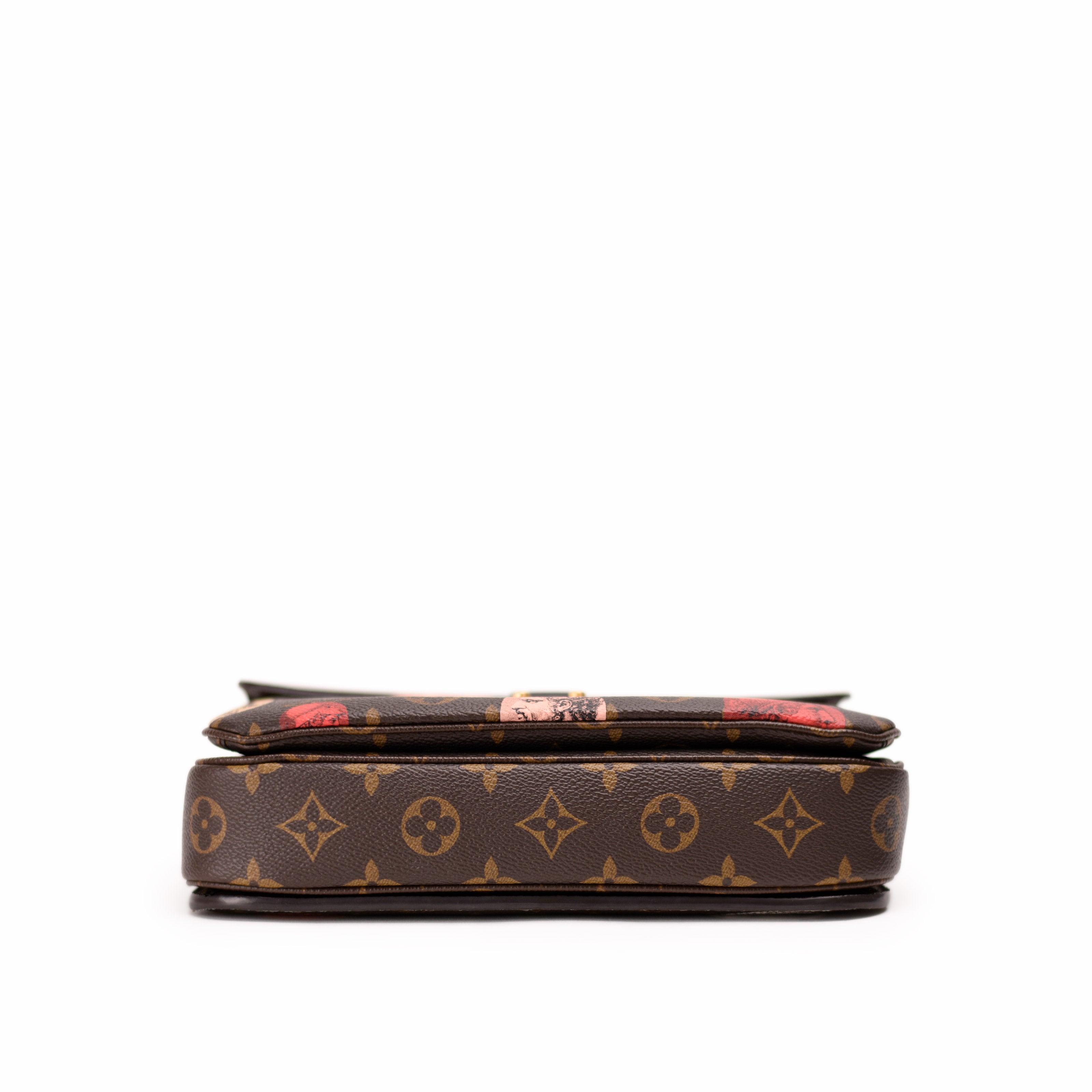 Louis Vuitton X Fornasetti Monogram Canvas Cameo Metis Pochette Bag