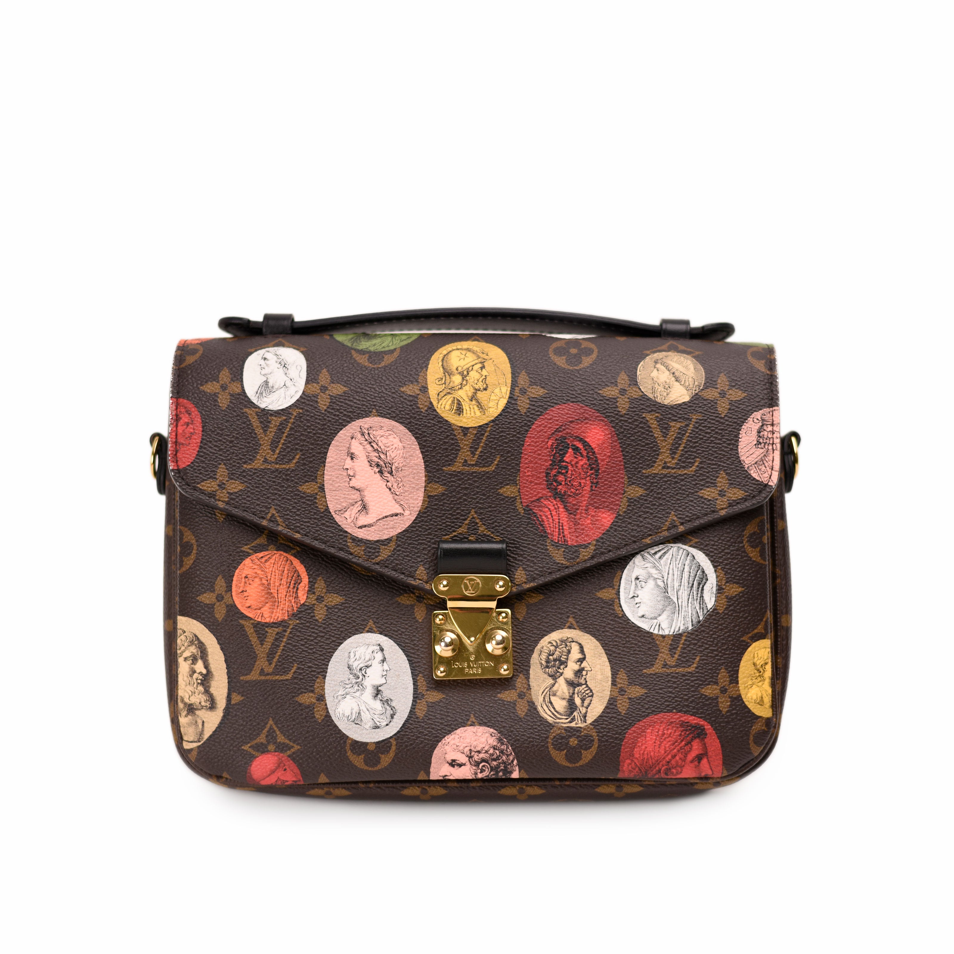 Louis Vuitton X Fornasetti Monogram Canvas Cameo Metis Pochette Bag
