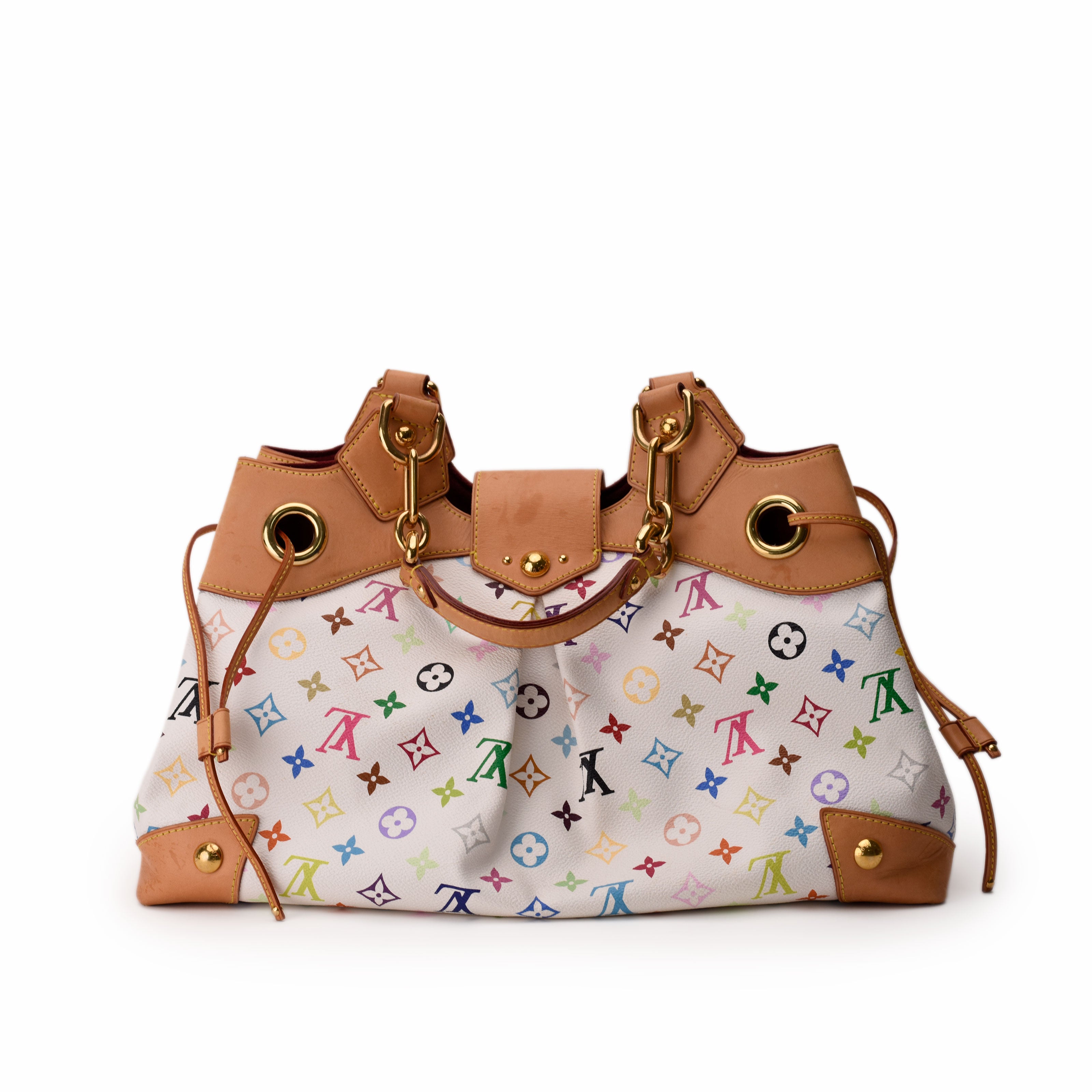 Louis Vuitton White Monogram Multicolore Ursula Bag
