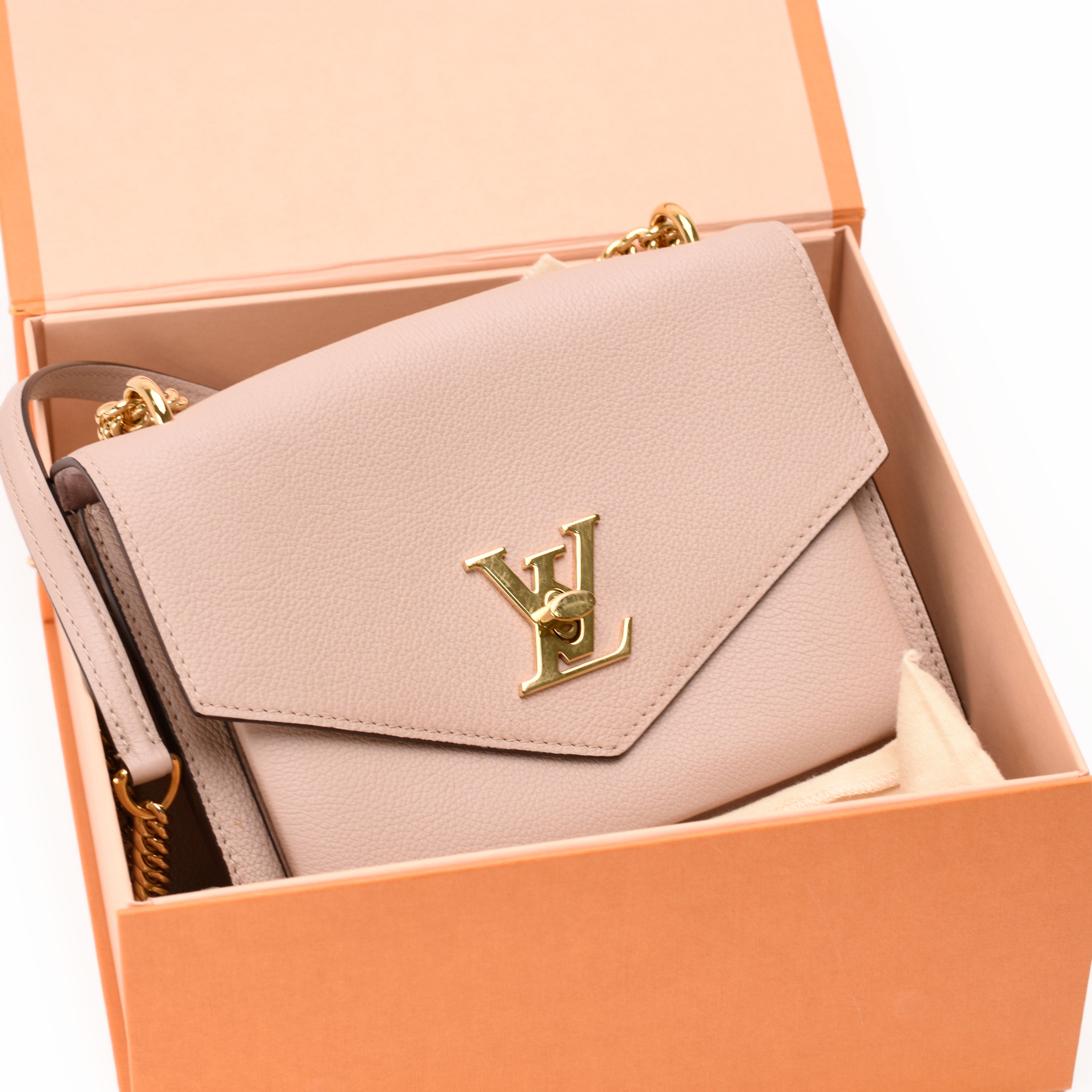 Louis Vuitton Mylockme Chain Bag Greige