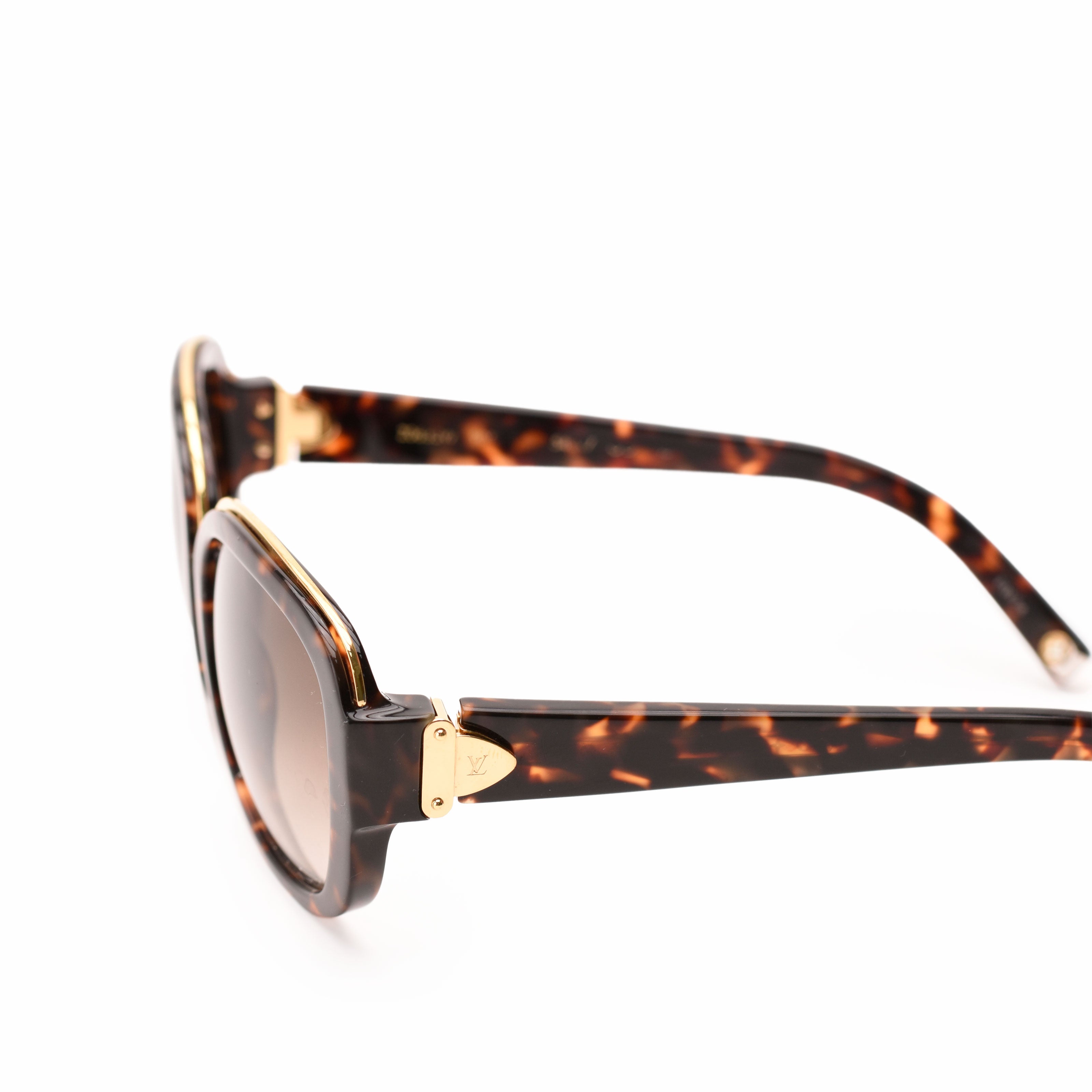 Louis Vuitton Brown Havana Sunglasses