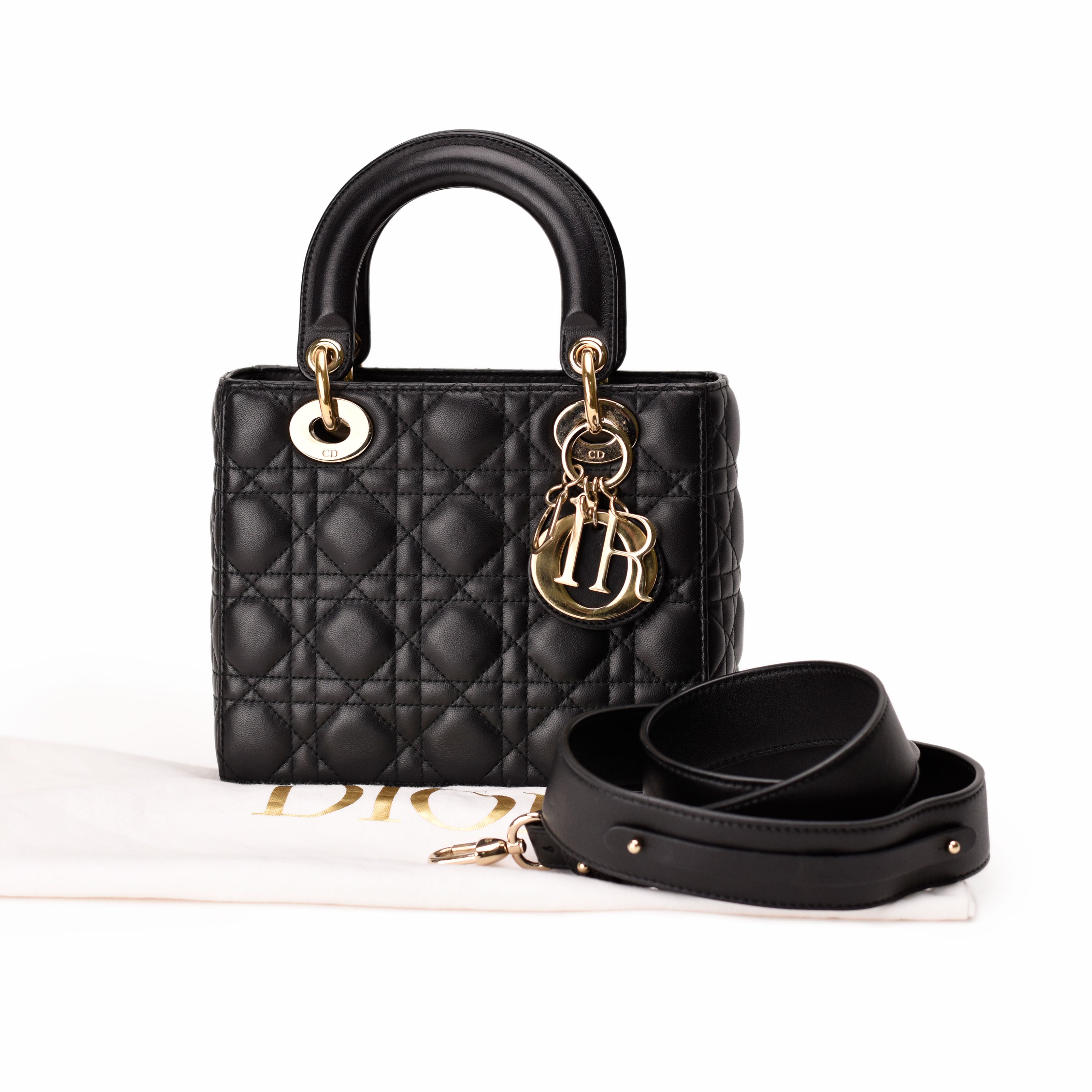 Dior Lady Dior Small My ABCDior Black Bag